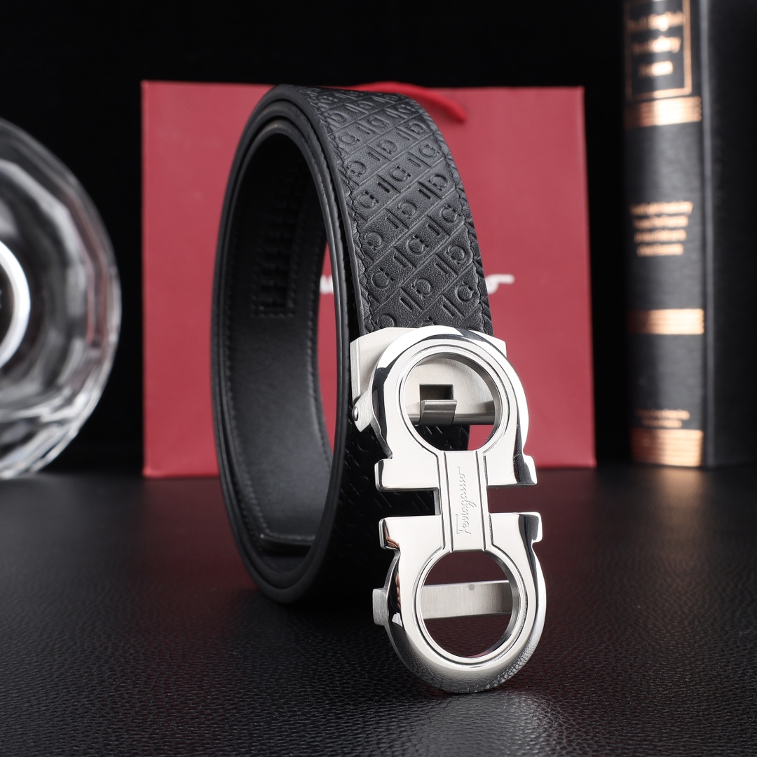 Salvatore Ferragamo Basic Belt Cow Leather