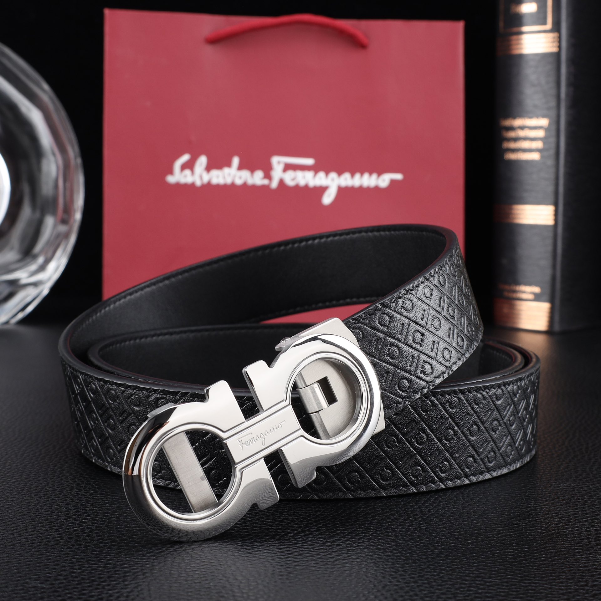 Salvatore Ferragamo Basic Belt Cow Leather