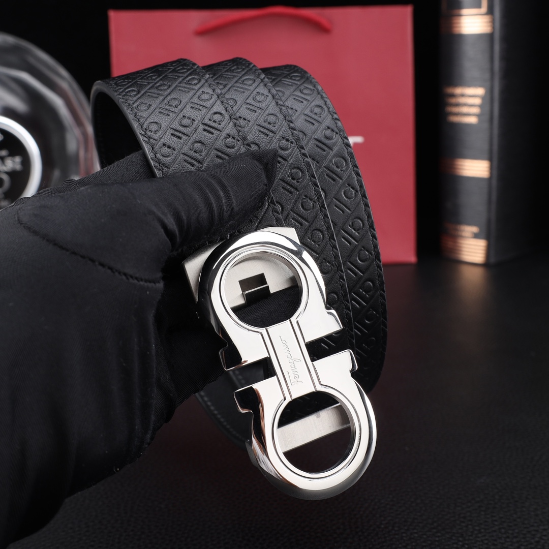 Salvatore Ferragamo Basic Belt Cow Leather