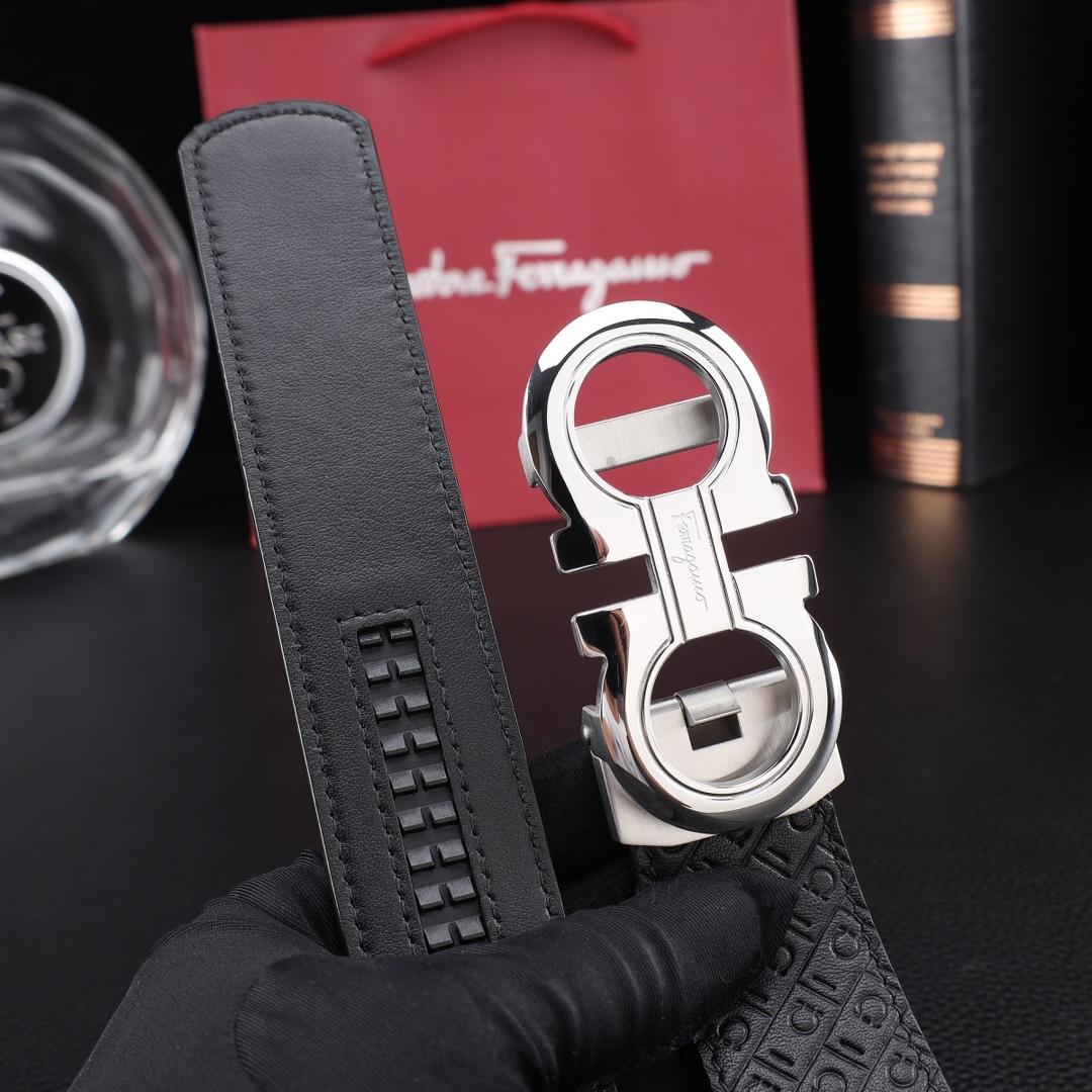 Salvatore Ferragamo Basic Belt Cow Leather