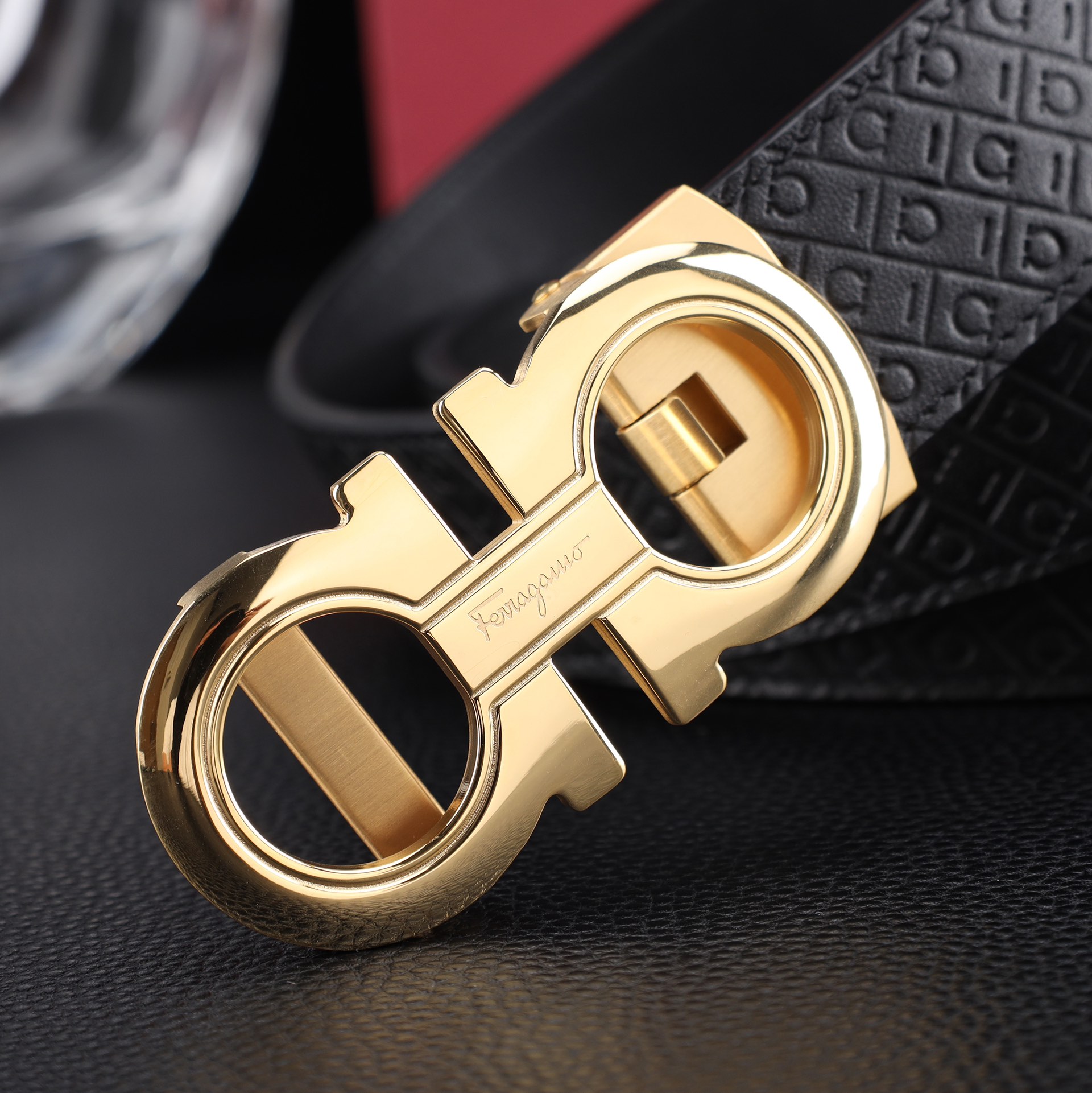 Salvatore Ferragamo Basic Belt Cow Leather