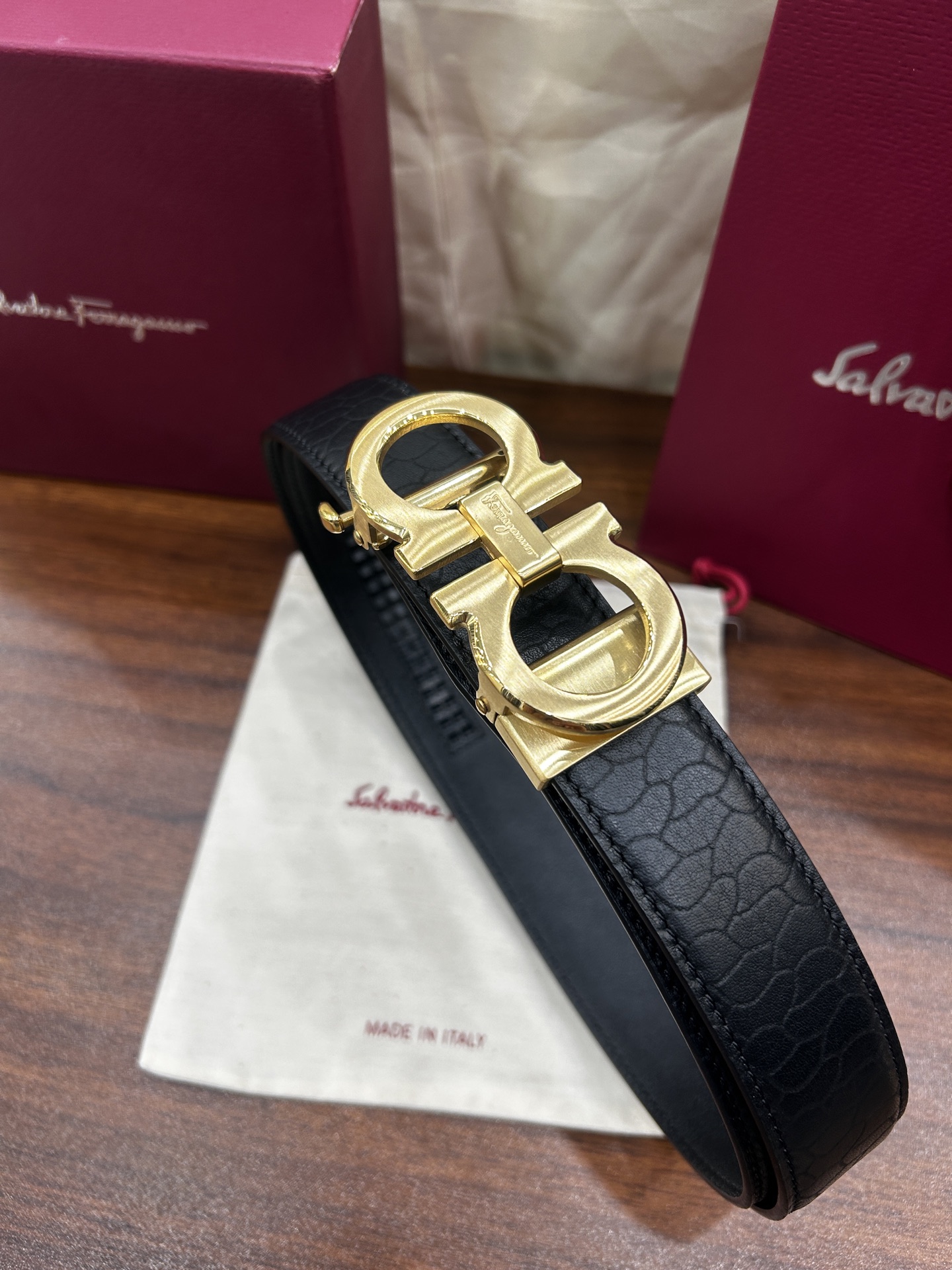 Salvatore Ferragamo Leather Belt