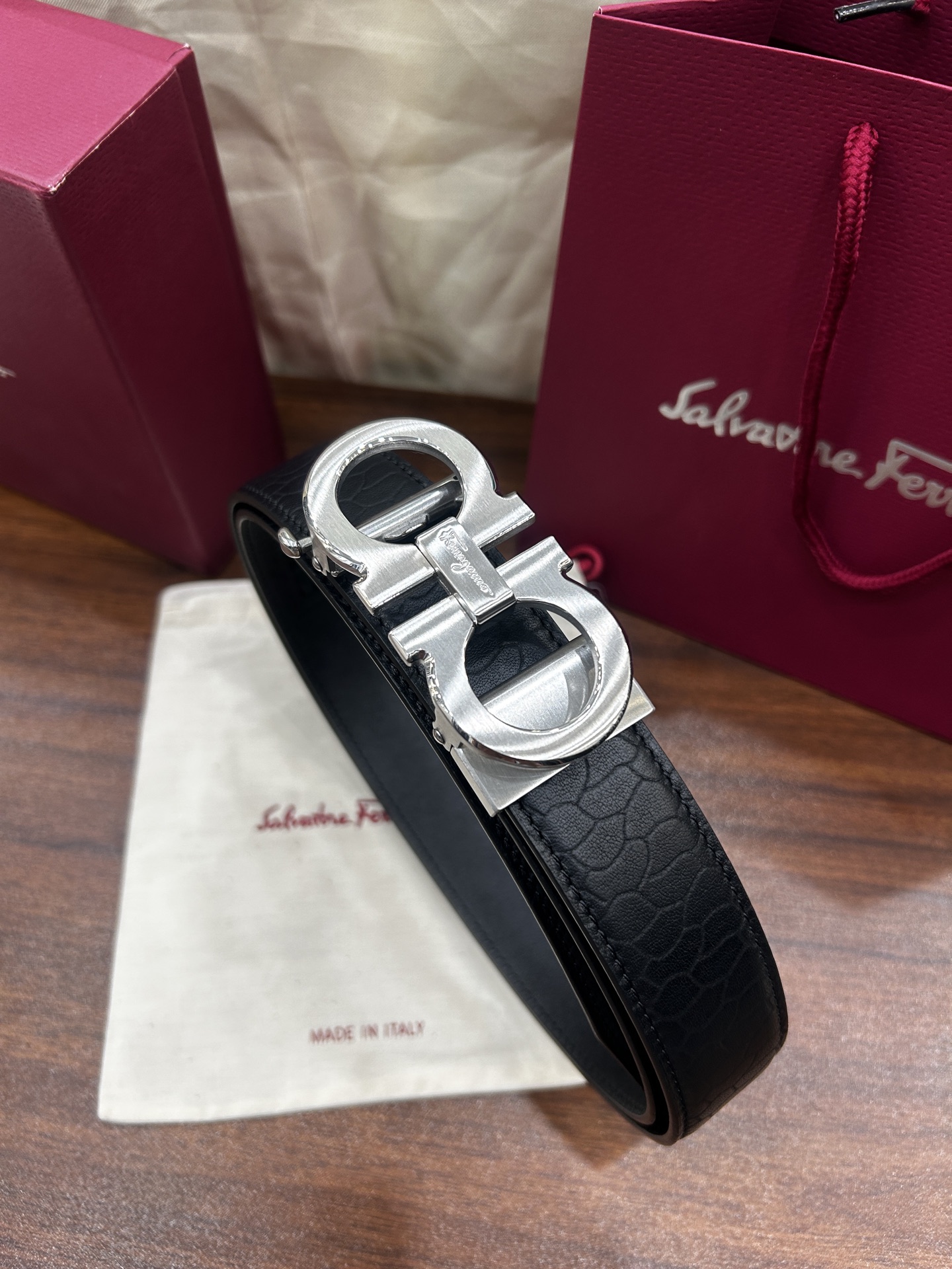 Salvatore Ferragamo Leather Belt