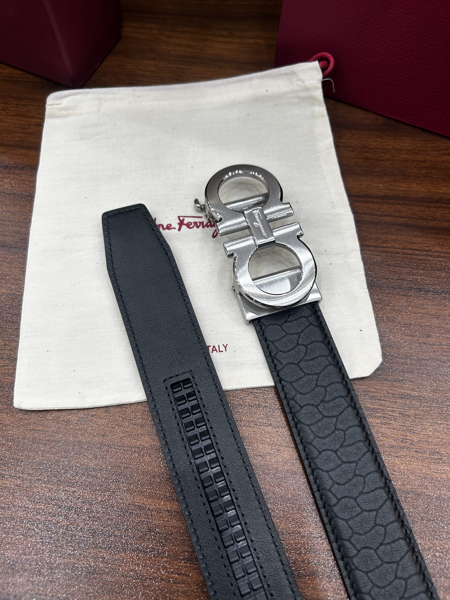 Salvatore Ferragamo Leather Belt
