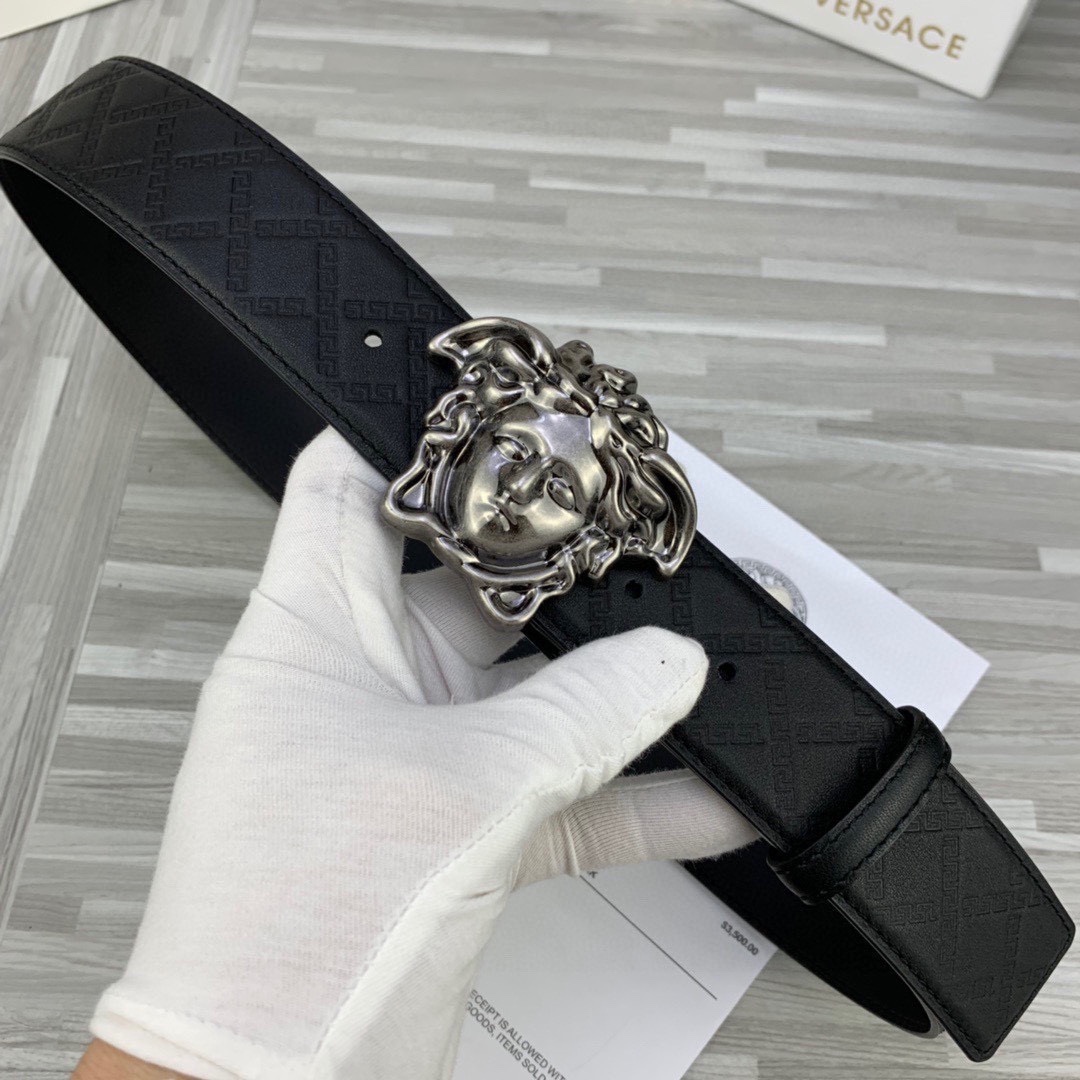 Versace Basic Belt Cow Leather S-m