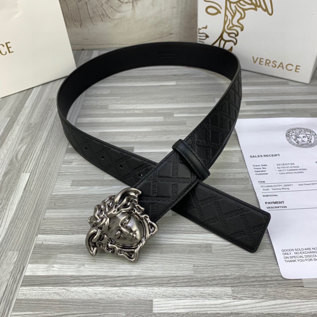 Versace Basic Belt Cow Leather S-m