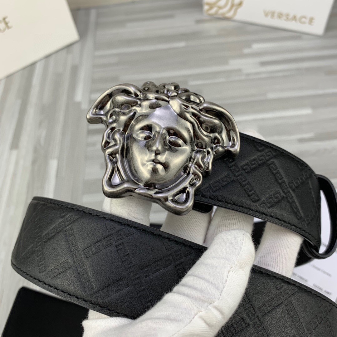 Versace Basic Belt Cow Leather S-m