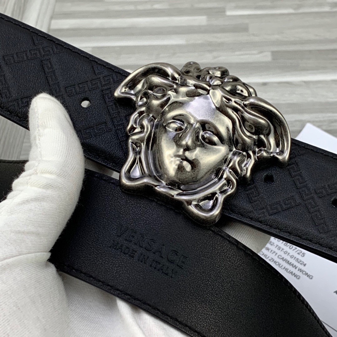 Versace Basic Belt Cow Leather S-m