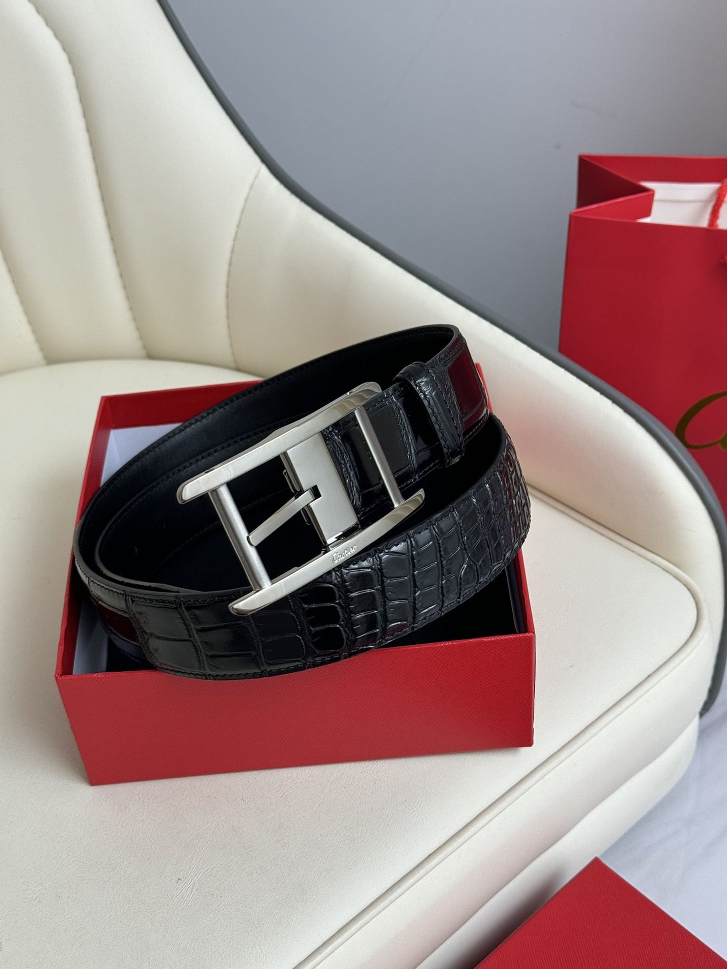 Cartier Basic Belt Top Grain Leather