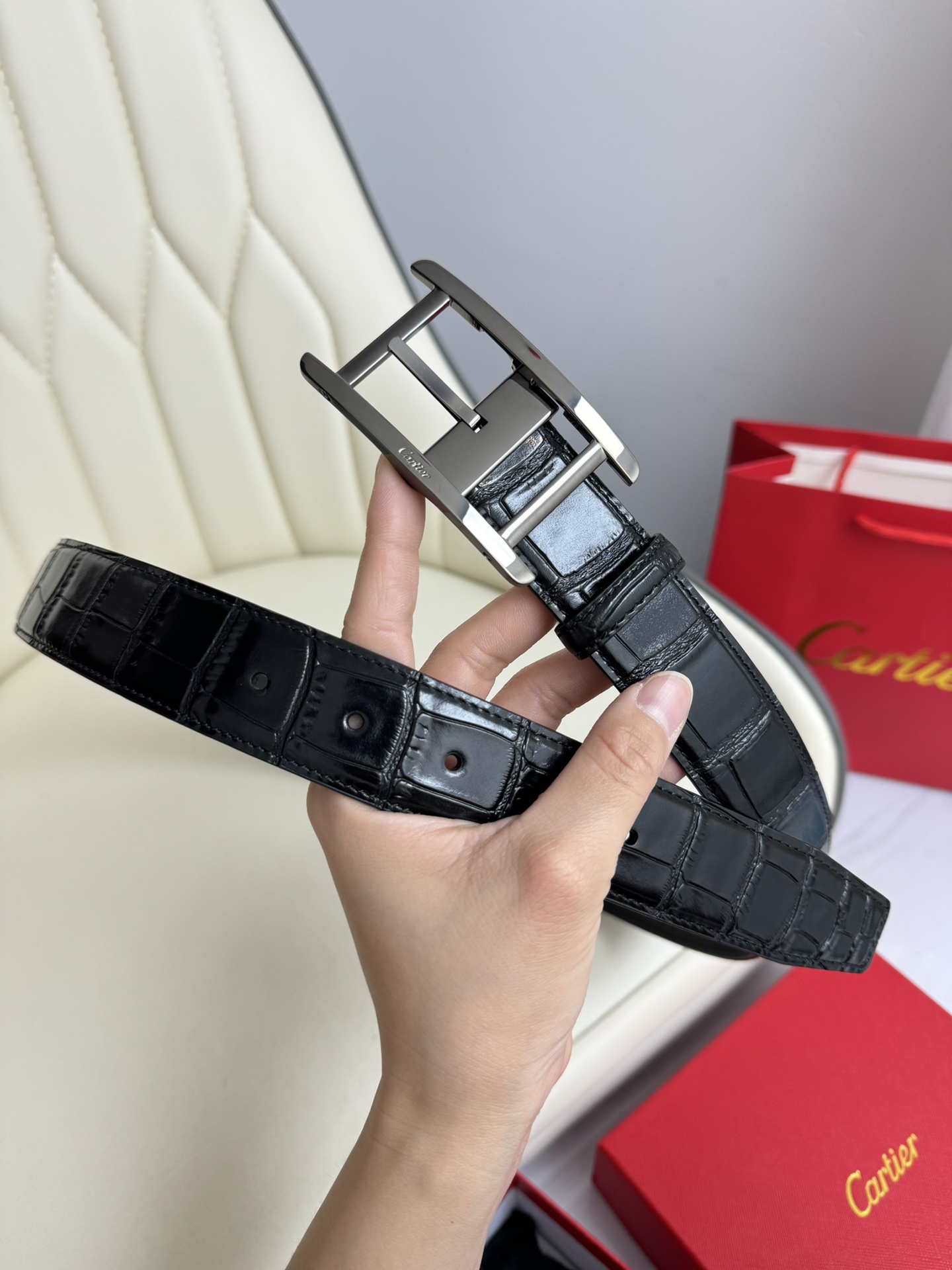 Cartier Basic Belt Top Grain Leather