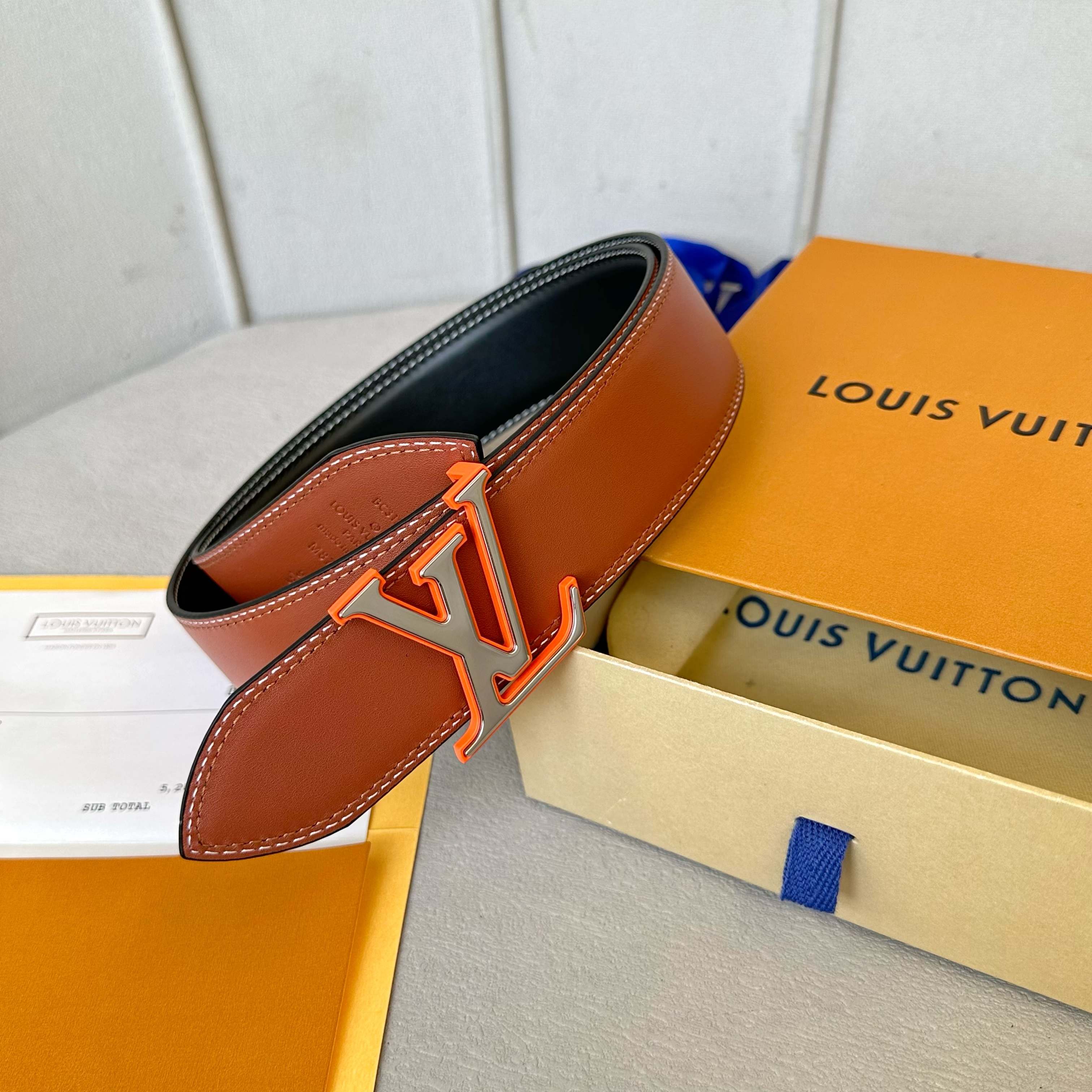 Louis Vuitton Male Basic Belt Cow Leather S-l