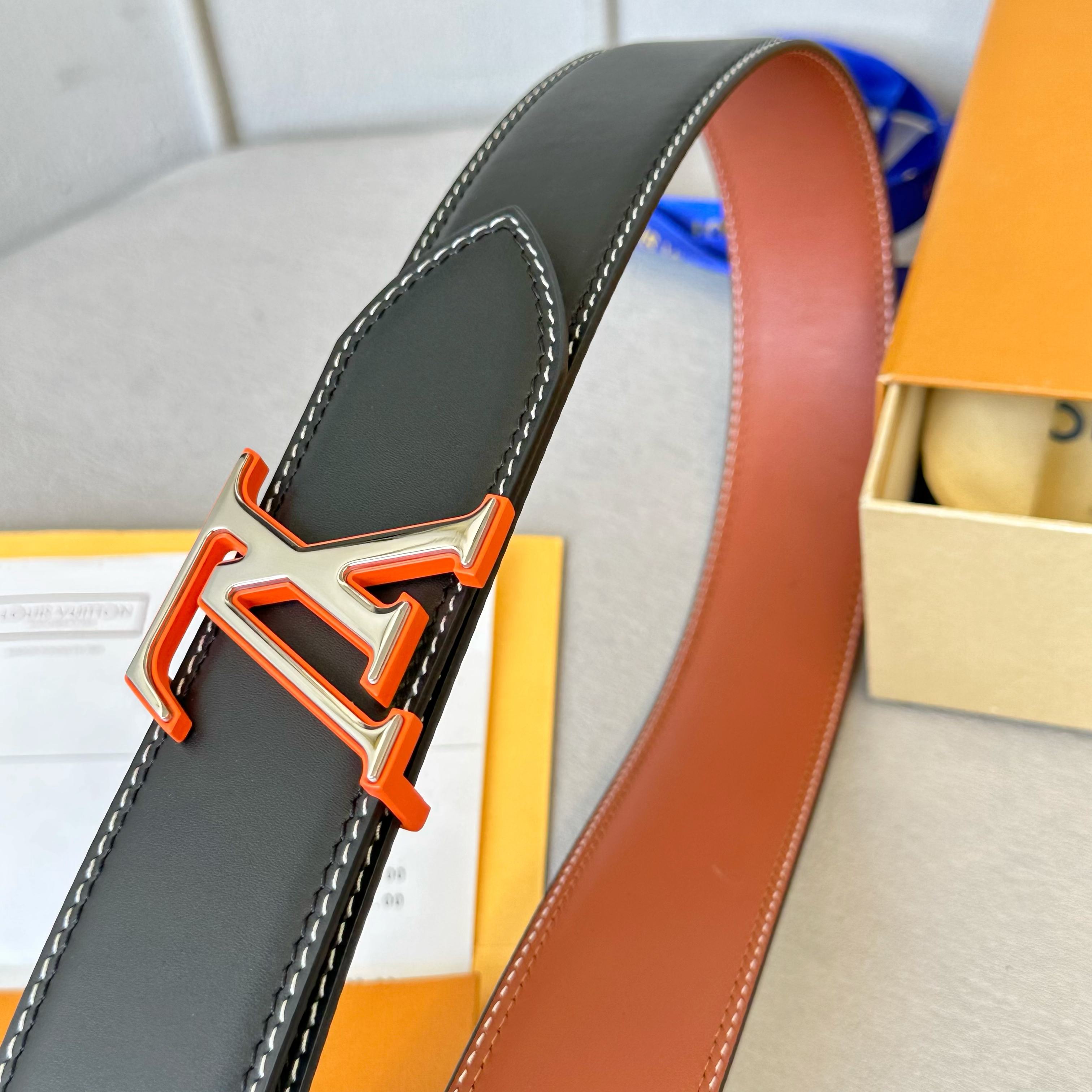 Louis Vuitton Male Basic Belt Cow Leather S-l