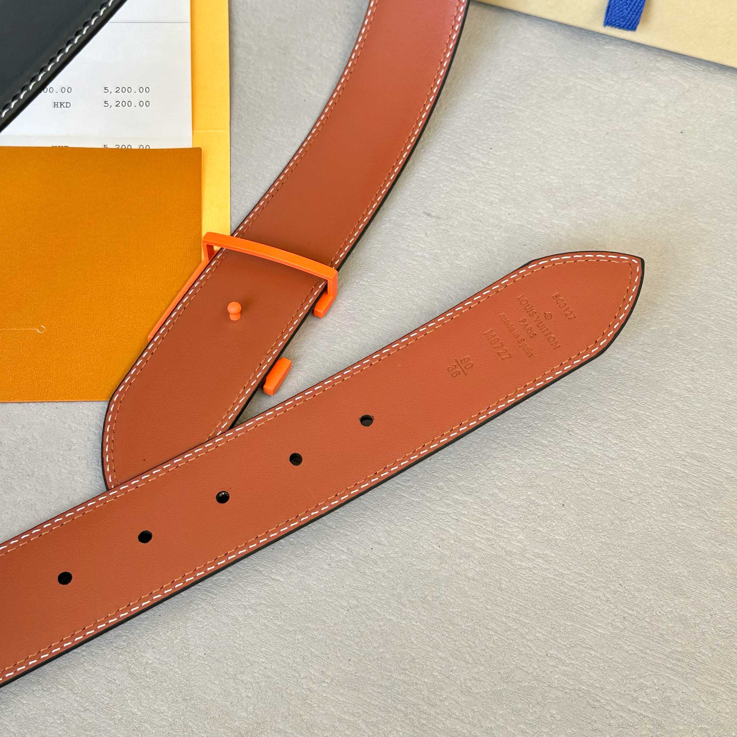 Louis Vuitton Male Basic Belt Cow Leather S-l