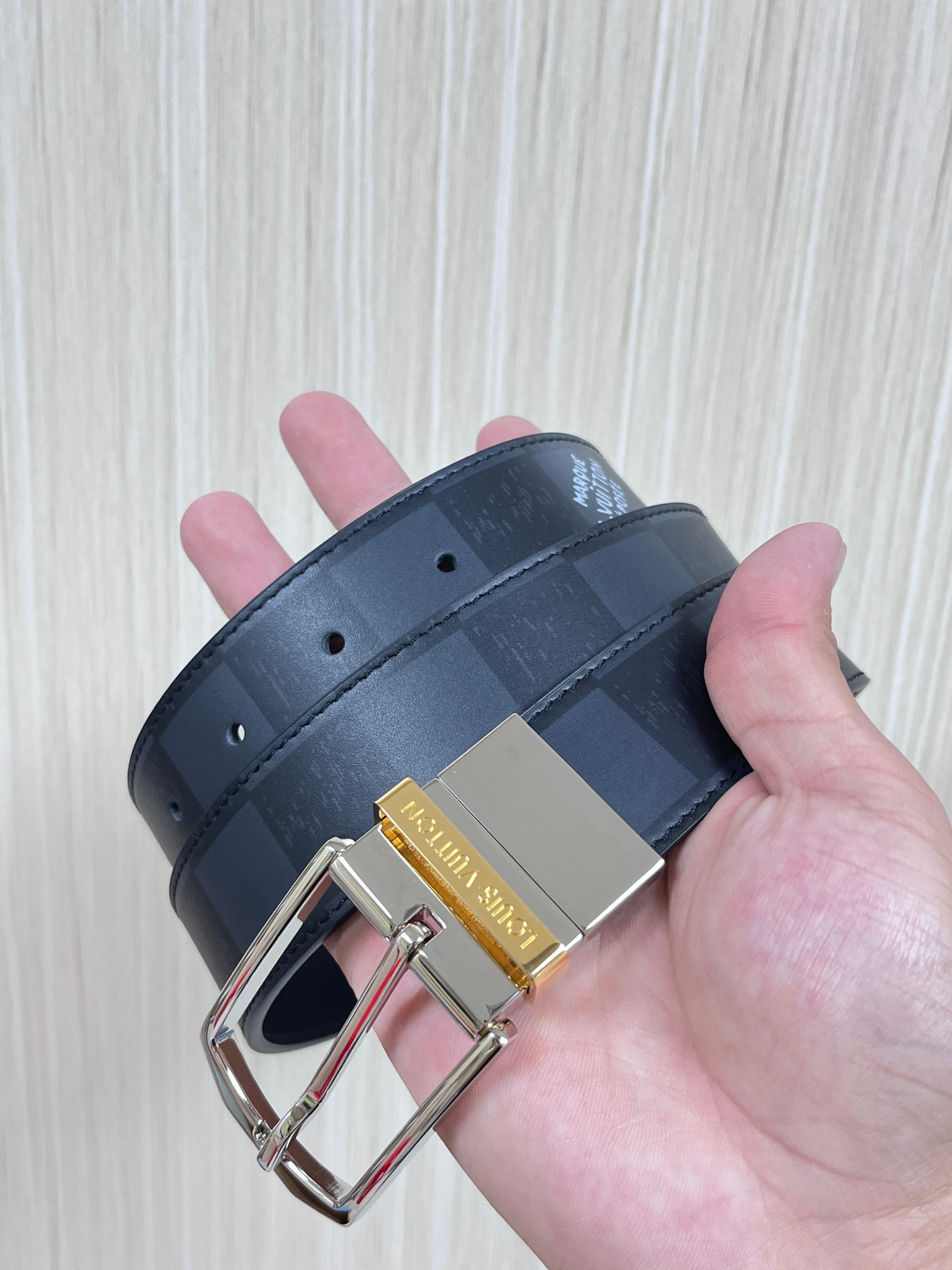 Basic Belt Cow Leather Gray
