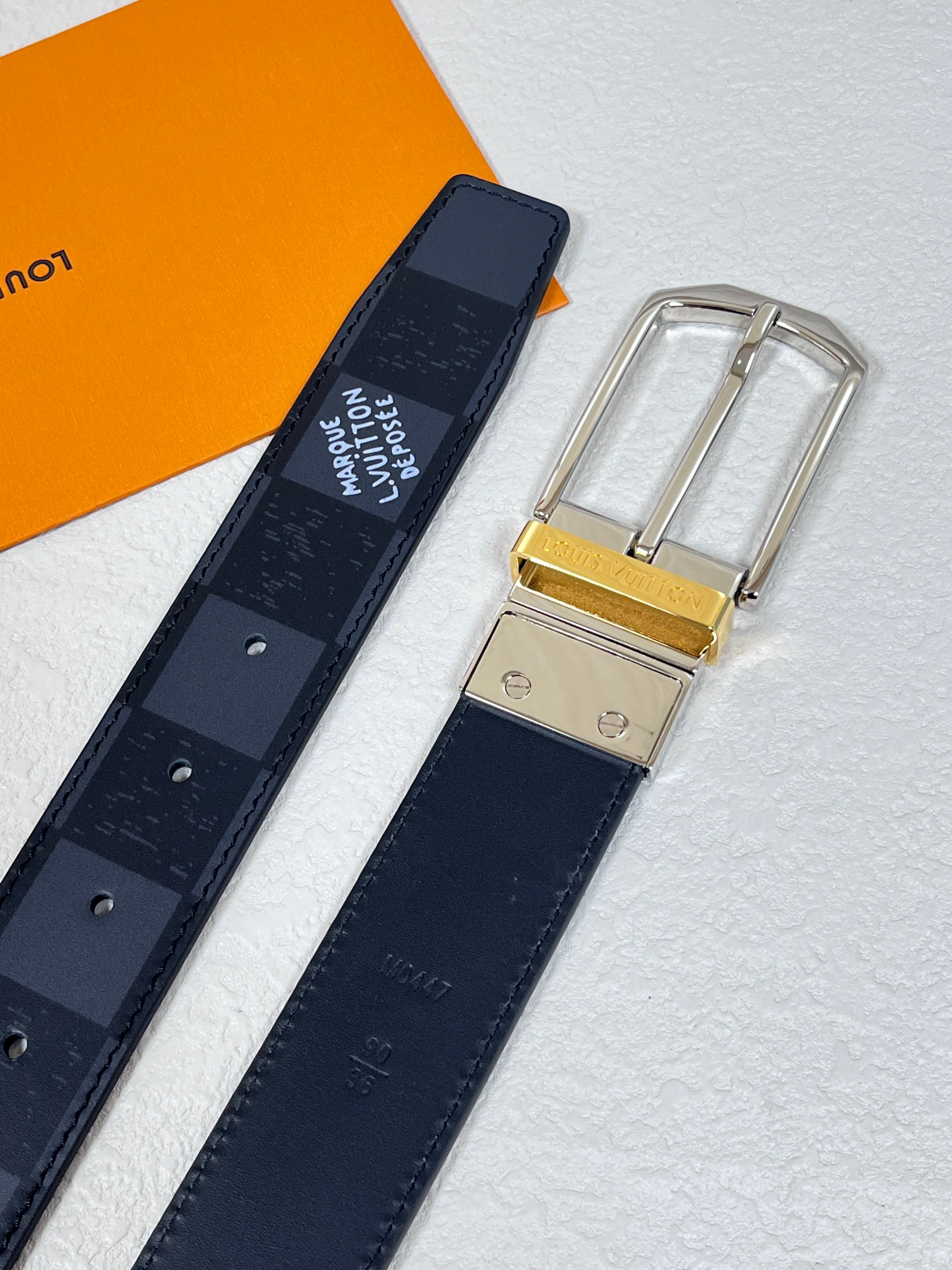 Basic Belt Cow Leather Gray