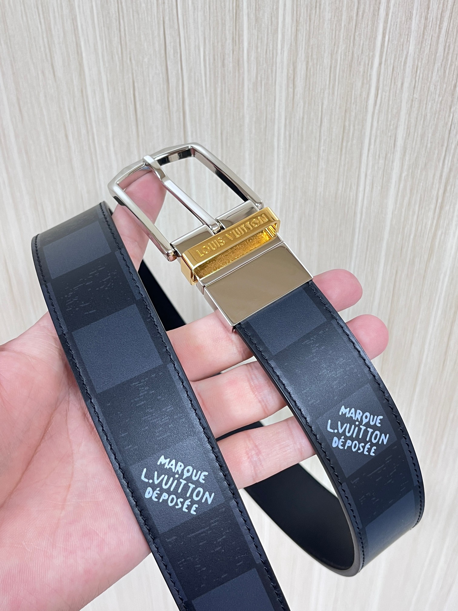 Basic Belt Cow Leather Gray