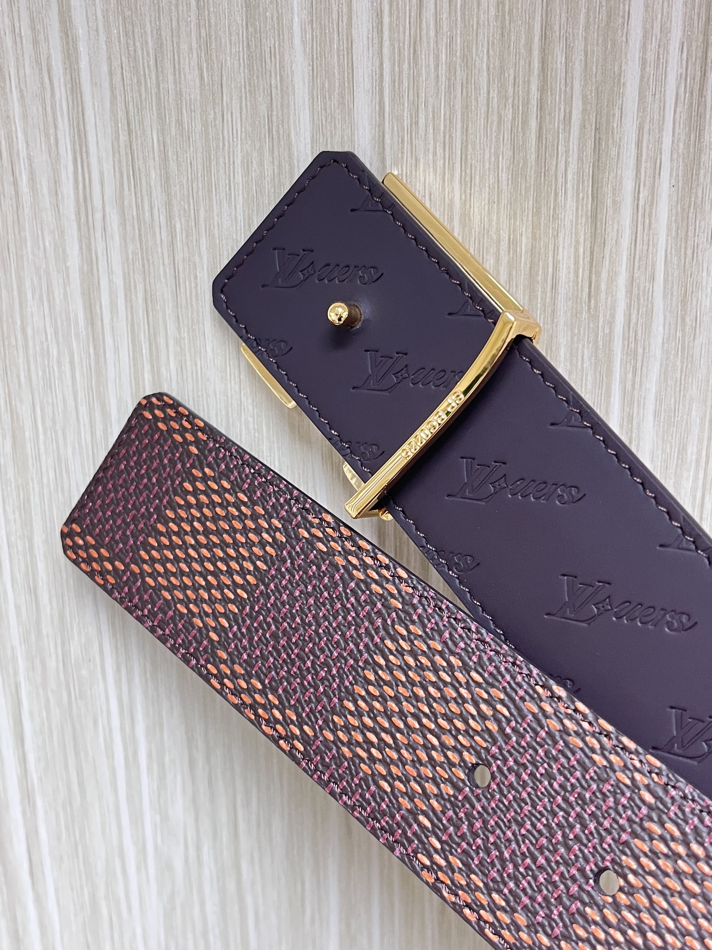 Basic Belt Cow Leather Gold