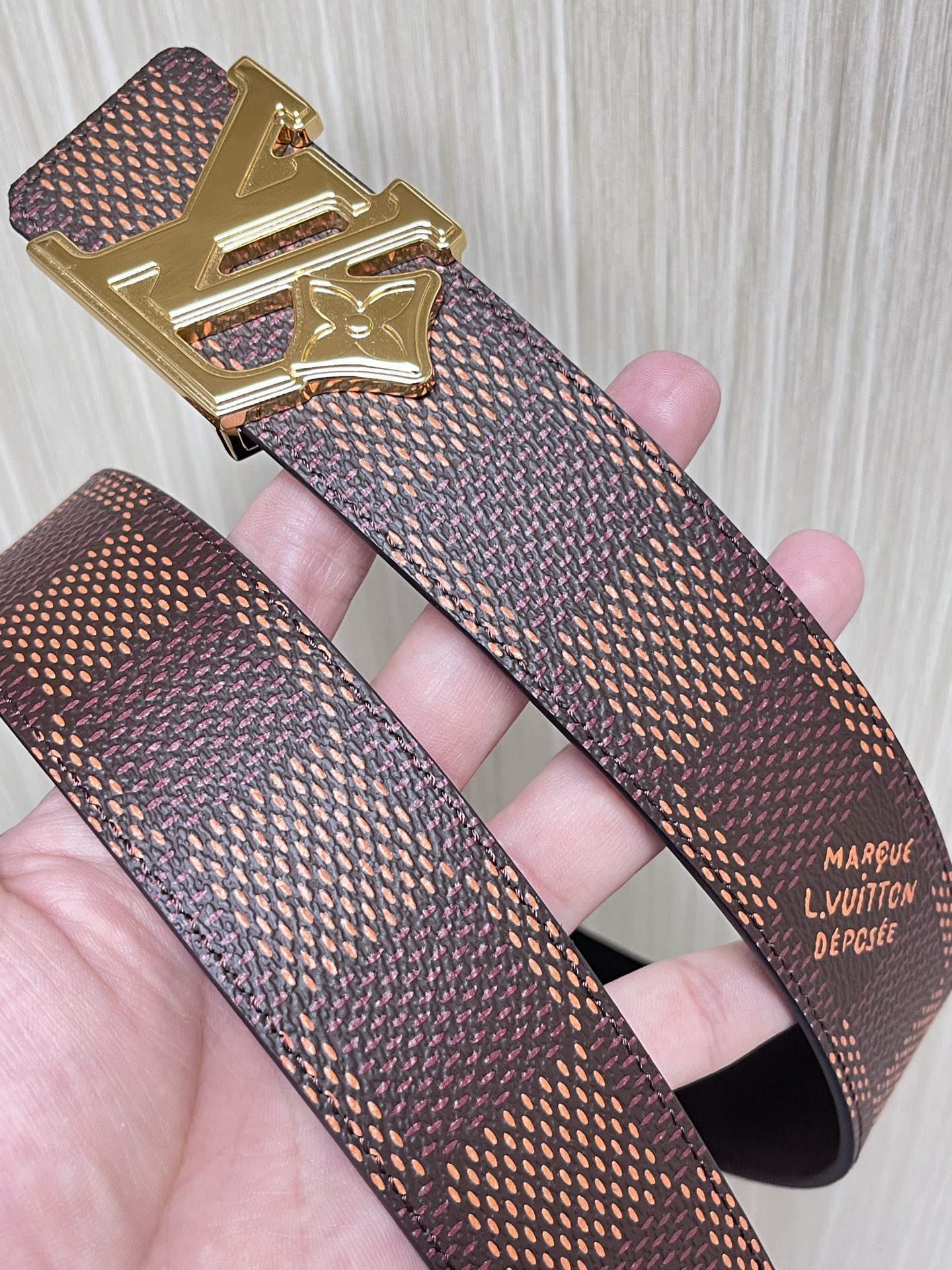 Basic Belt Cow Leather Gold