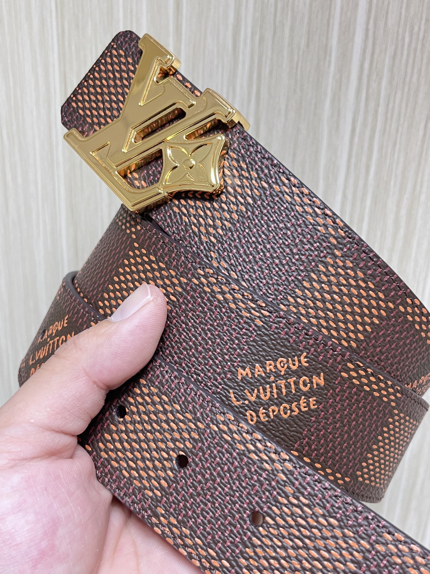 Basic Belt Cow Leather Gold