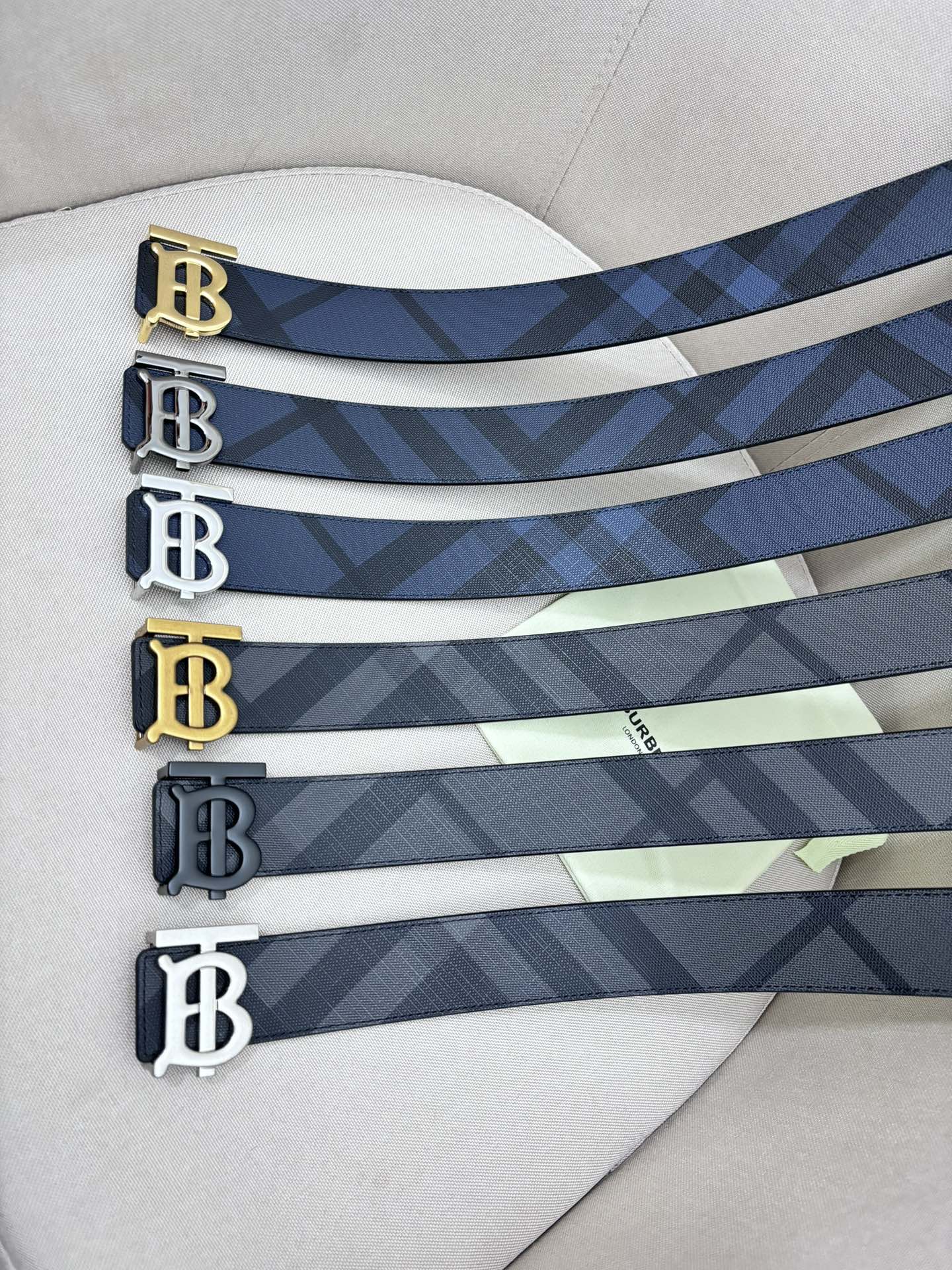 Burberry Male Leather Belt Top Grain Leather M