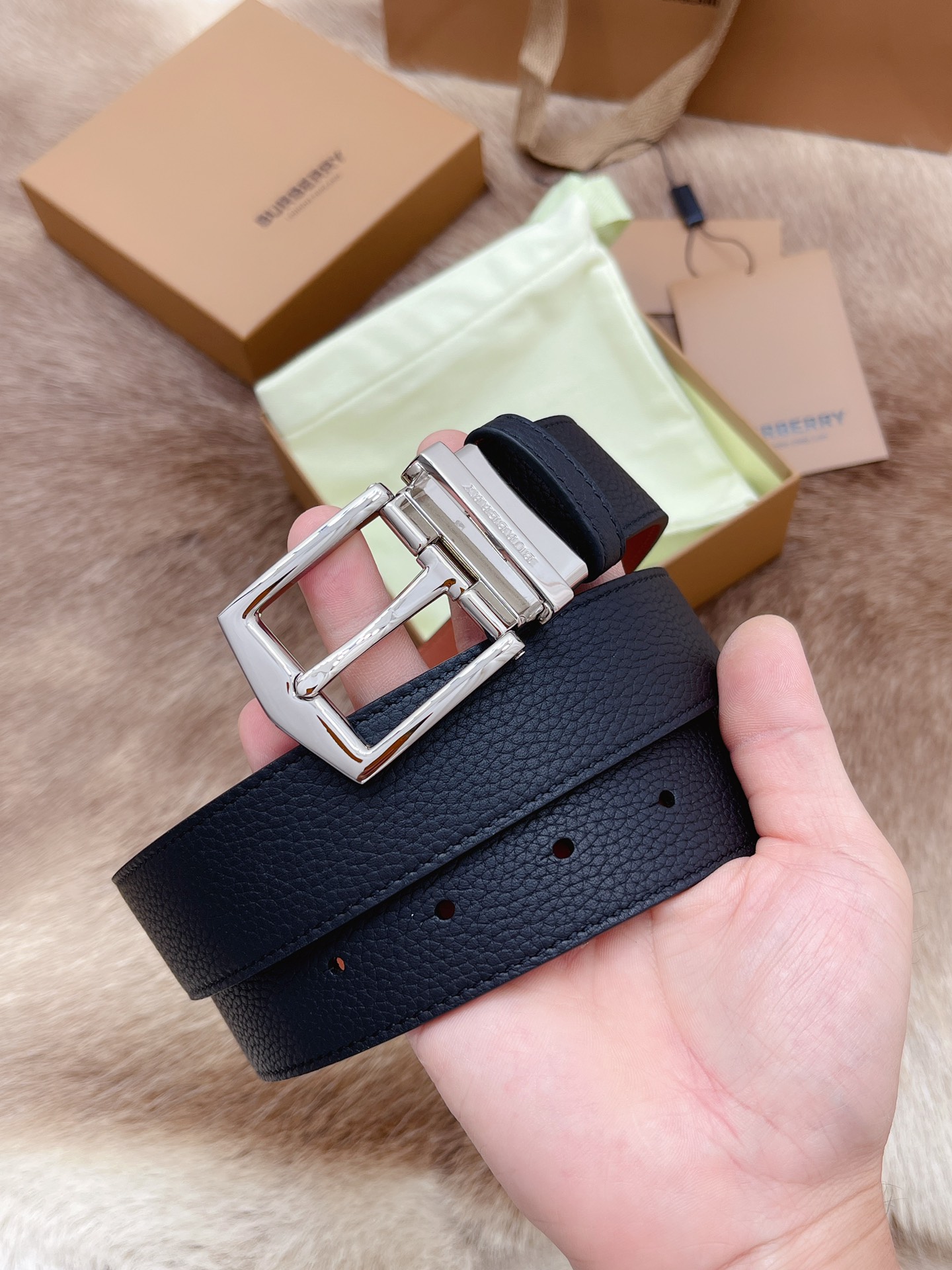 Burberry Male Basic Belt M