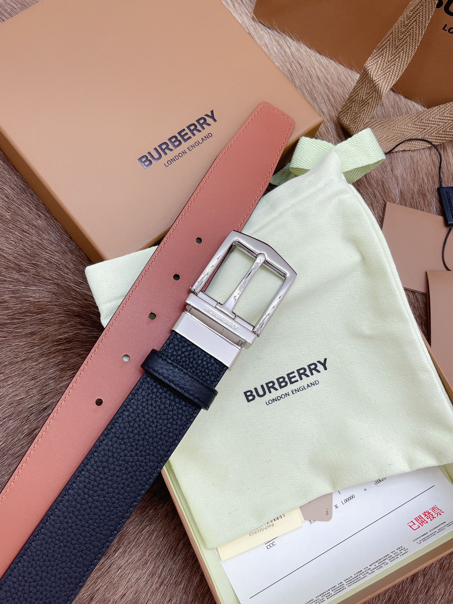 Burberry Male Basic Belt M