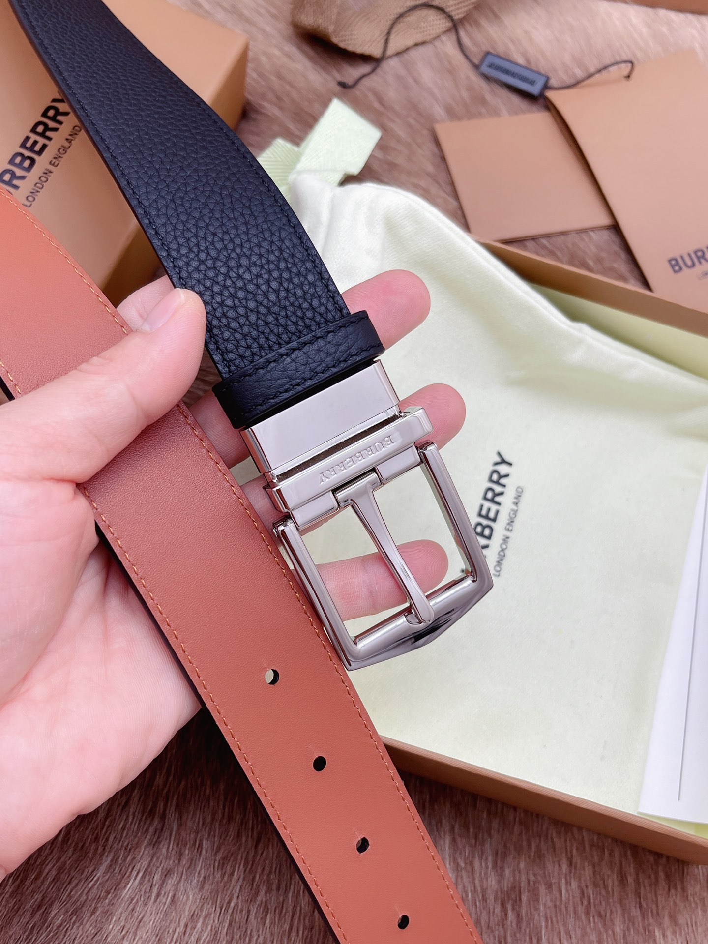 Burberry Male Basic Belt M