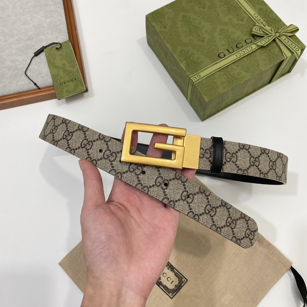 Gucci Basic Belt Brown S-m