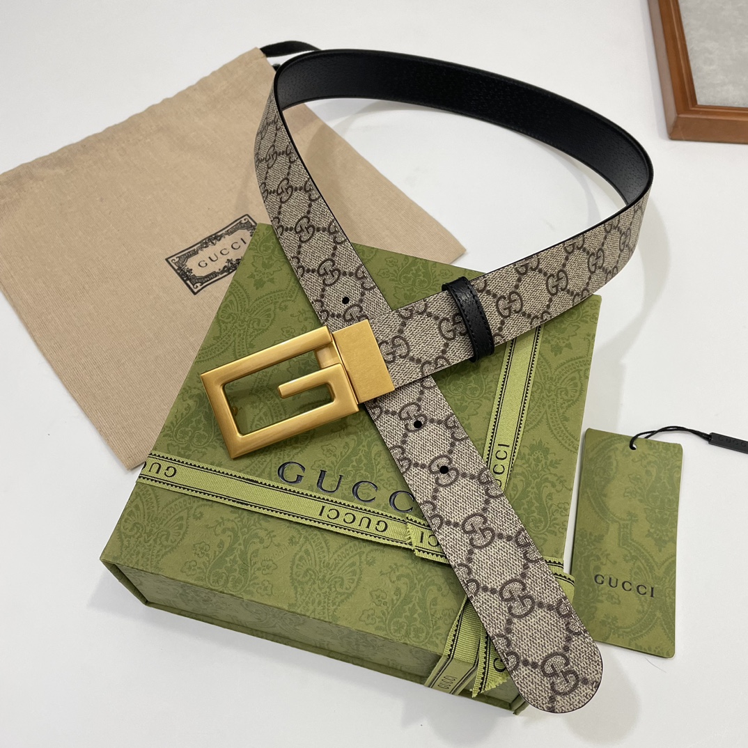 Gucci Basic Belt Brown S-m