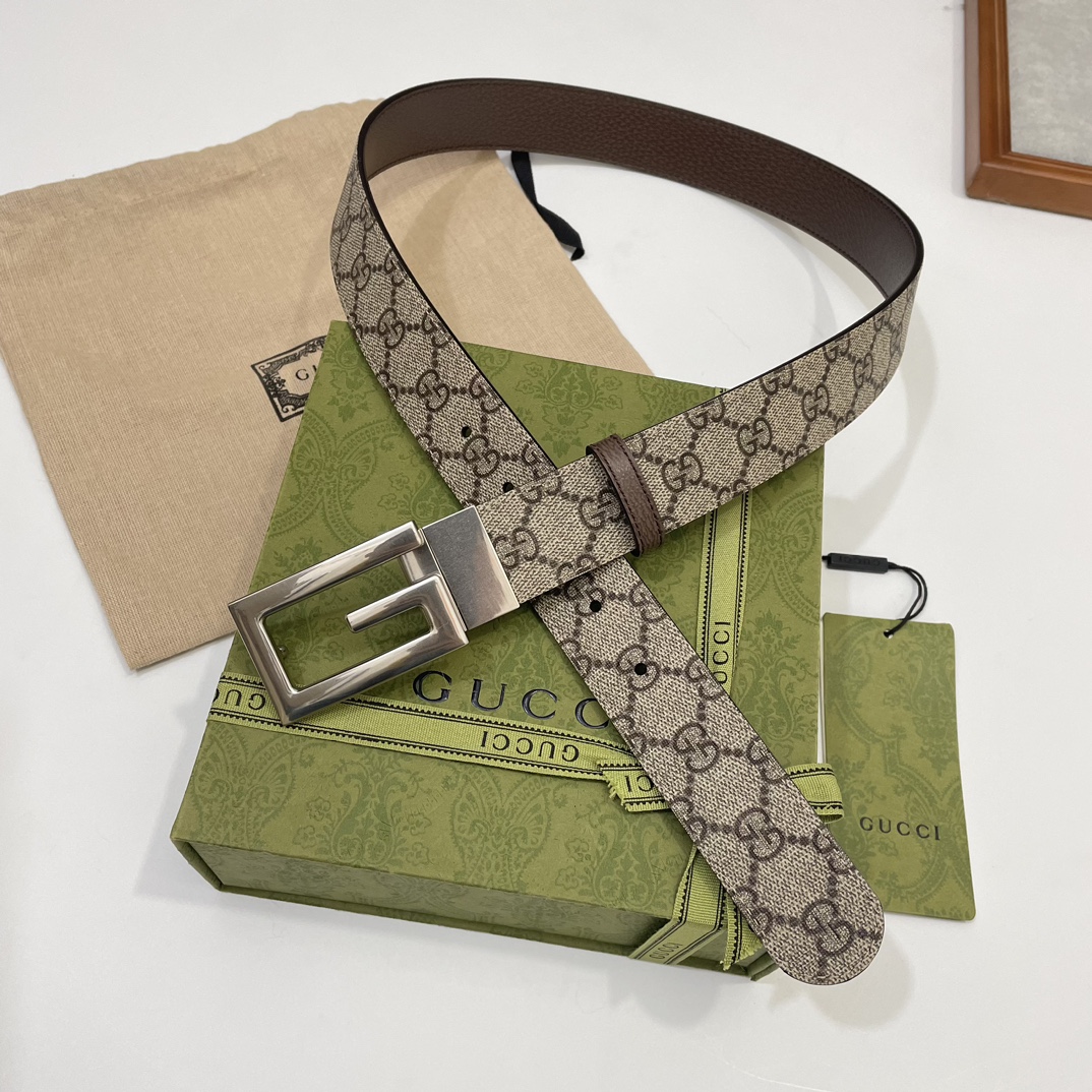 Gucci Basic Belt Brown S-m