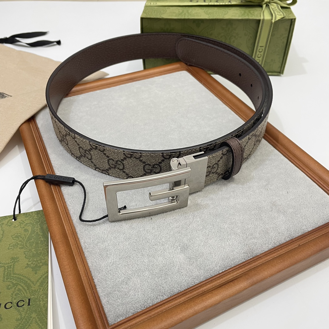 Gucci Basic Belt Brown S-m