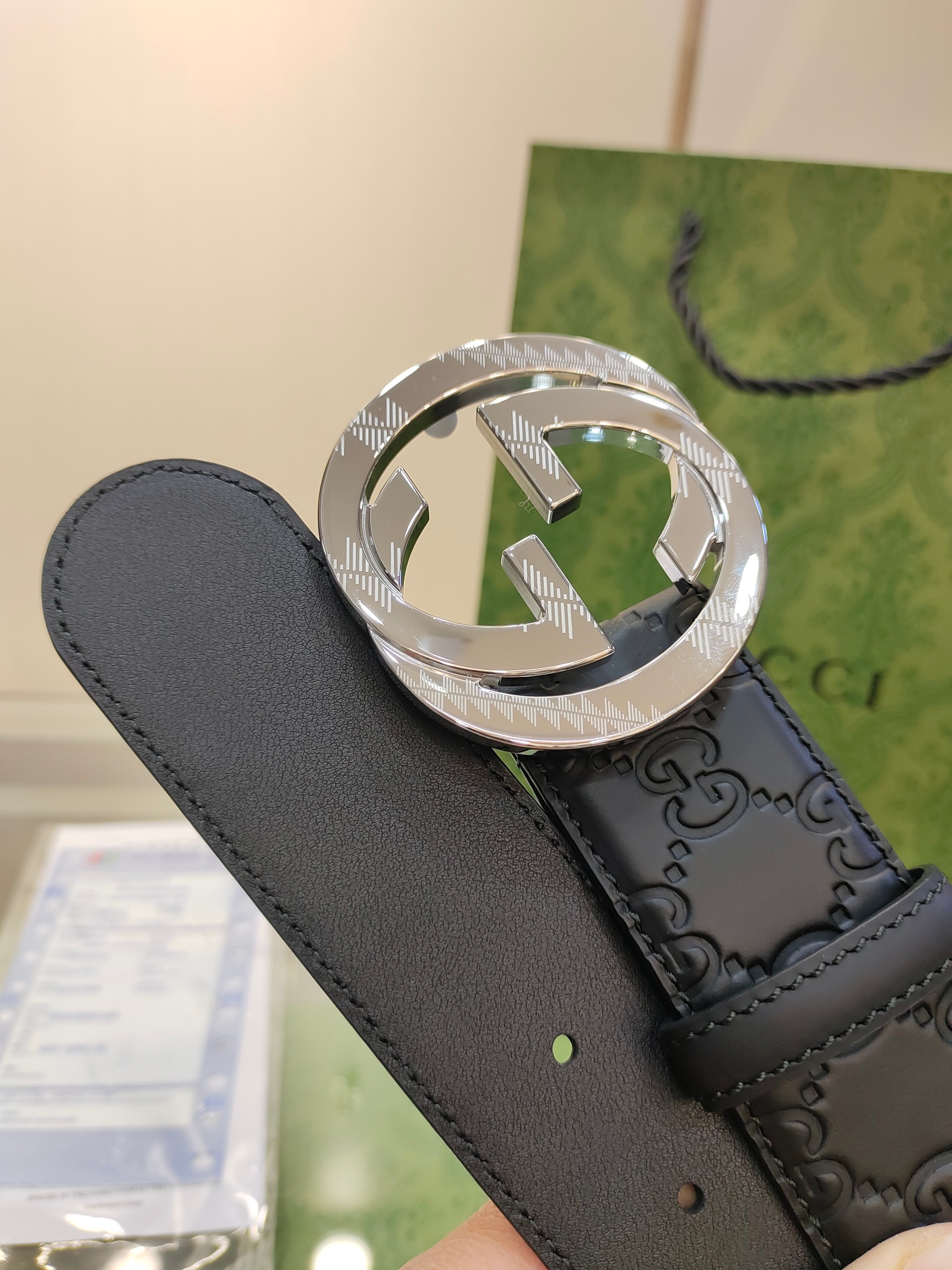 Gucci Basic Belt Cow Leather M