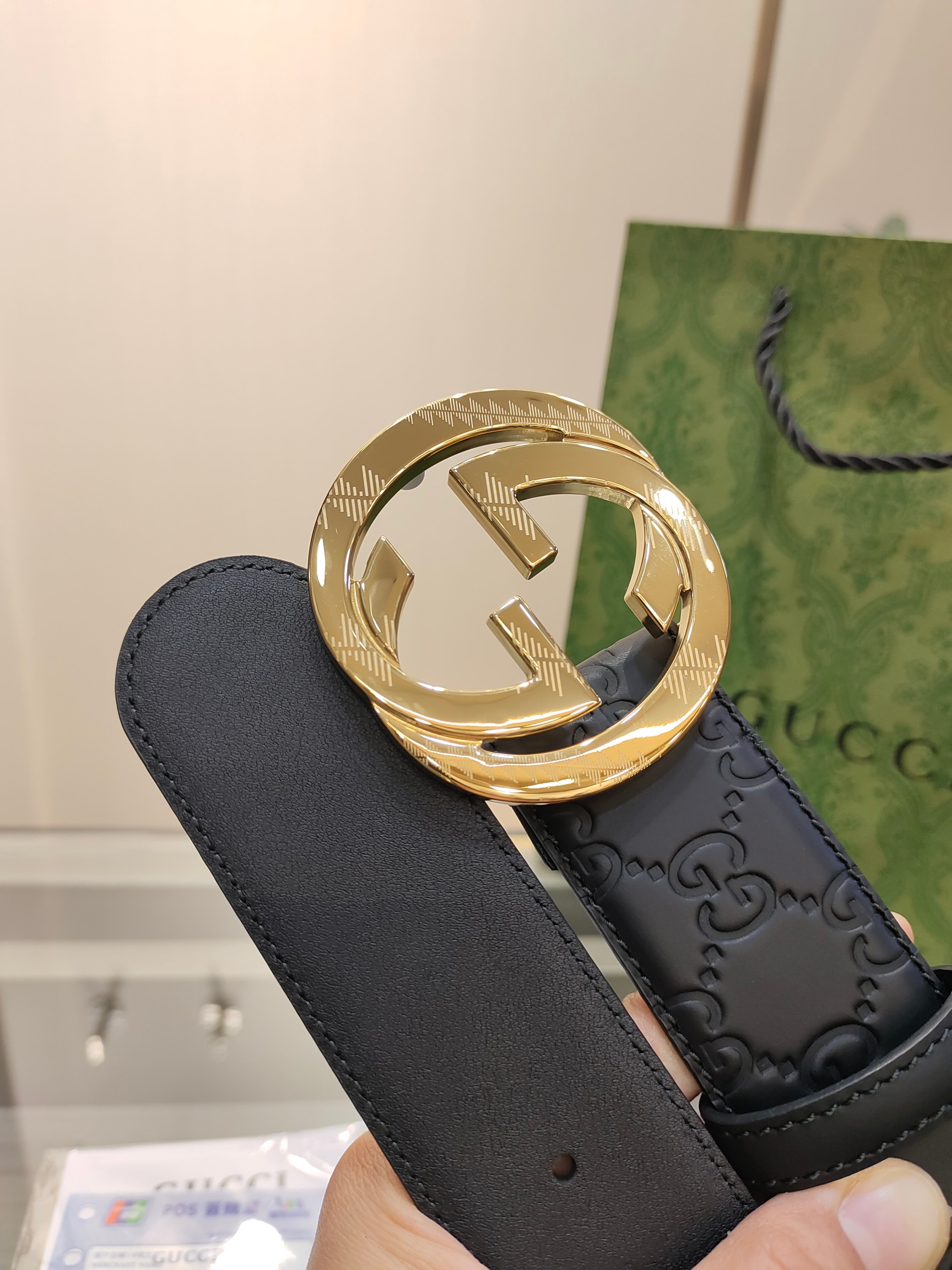 Gucci Basic Belt Cow Leather M