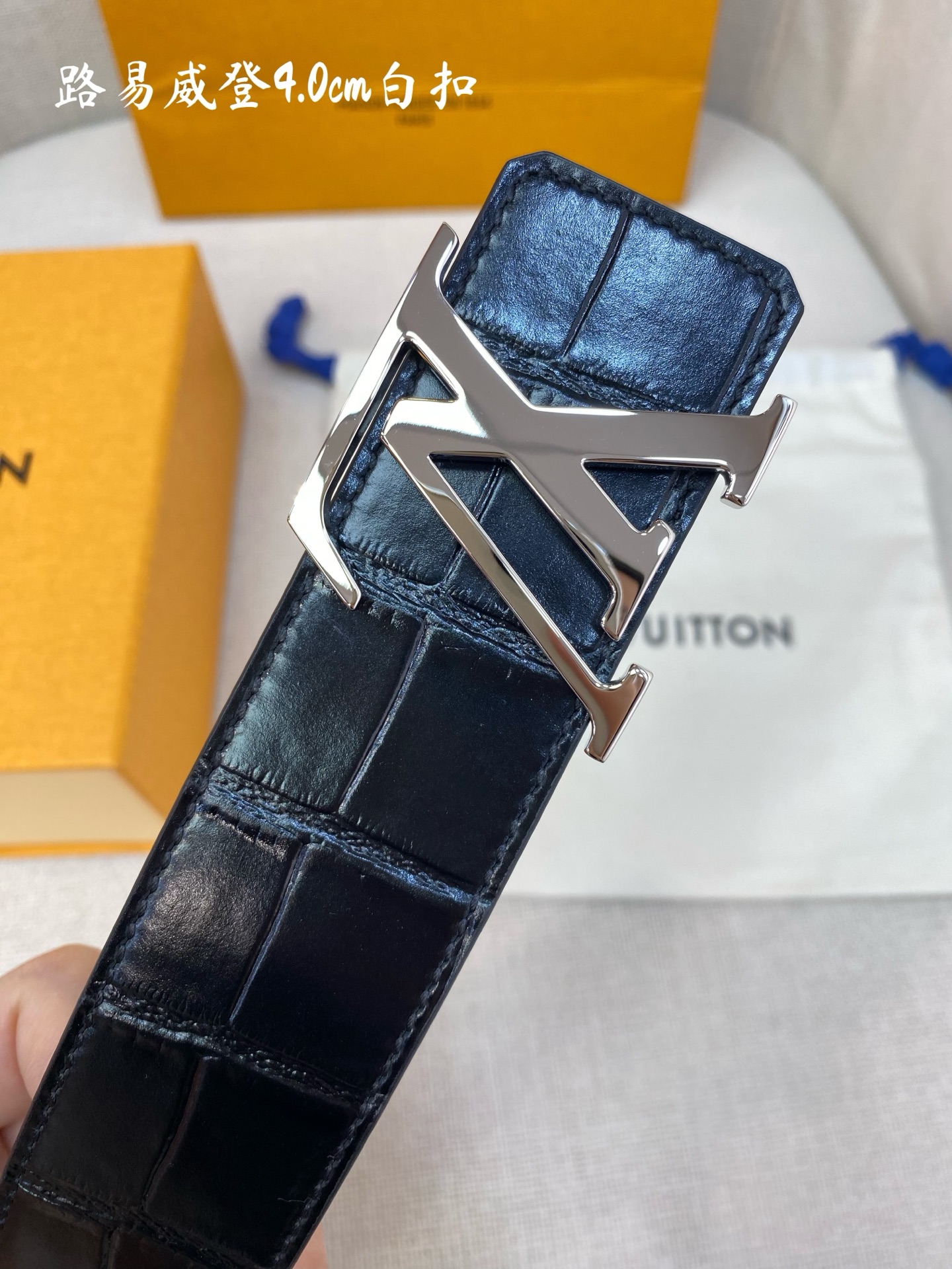 Male Basic Belt Cow Leather Black L