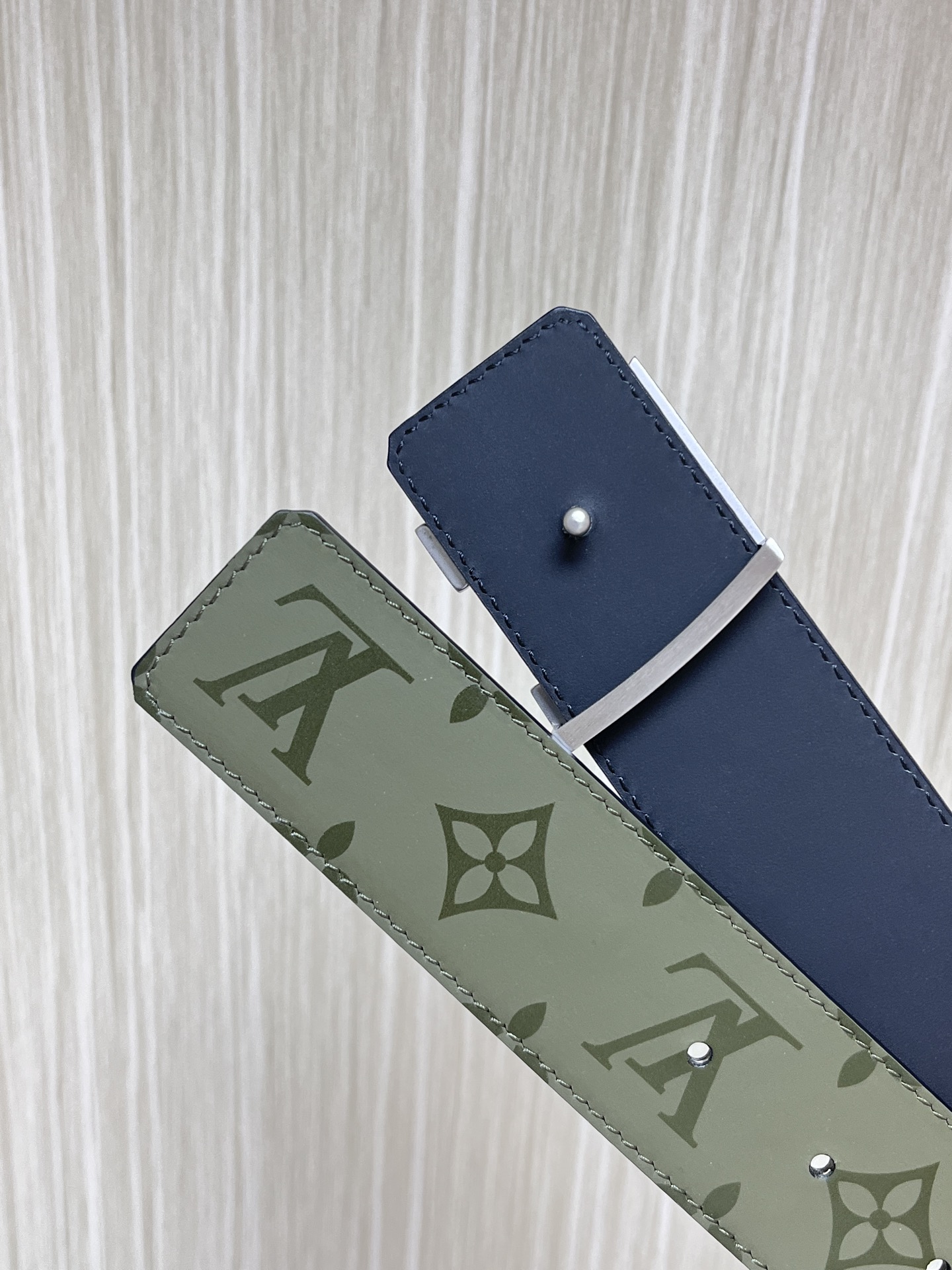 Louis Vuitton Basic Belt Cow Leather Black S-m-l