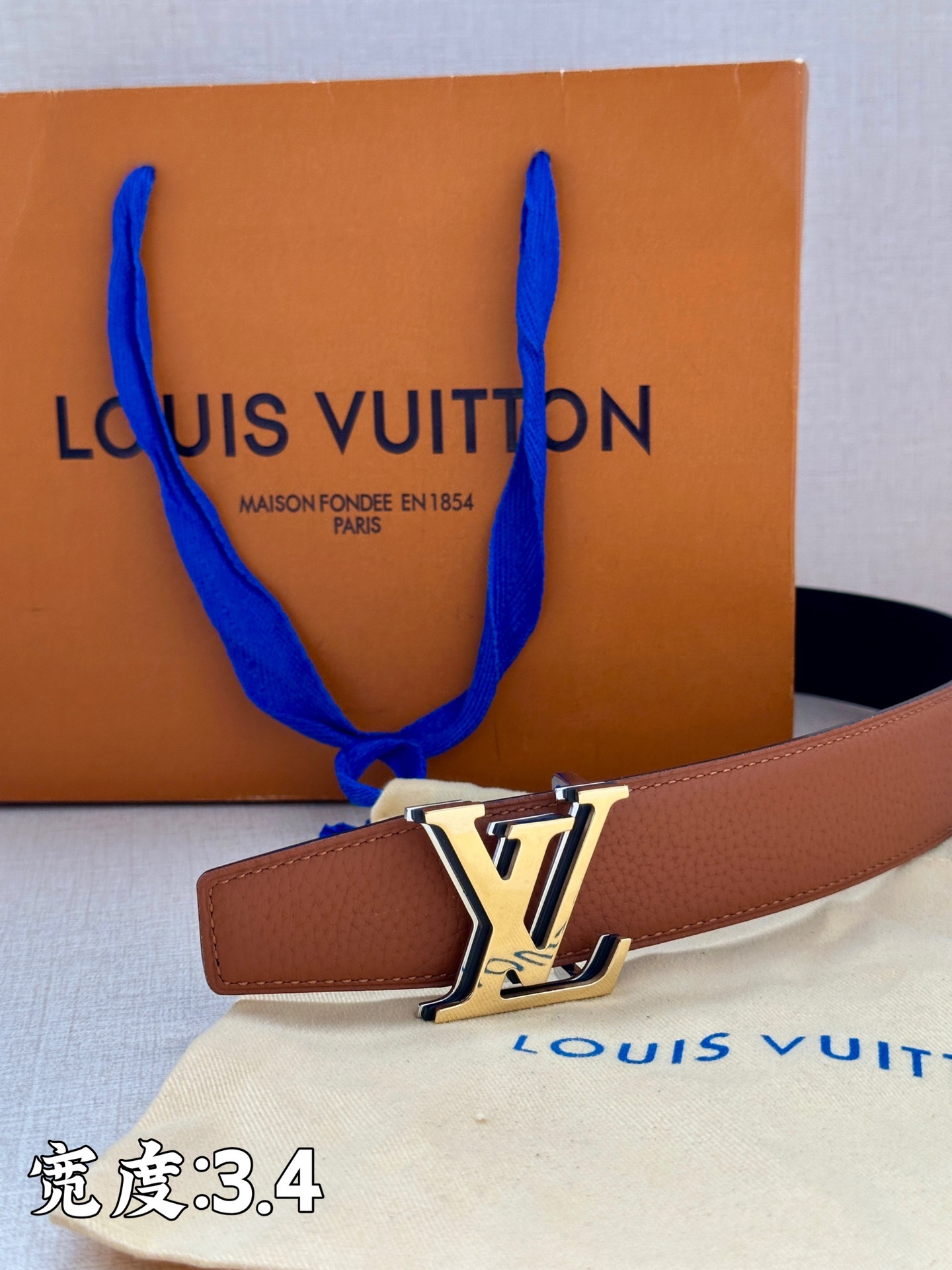 Louis Vuitton Male Basic Belt L
