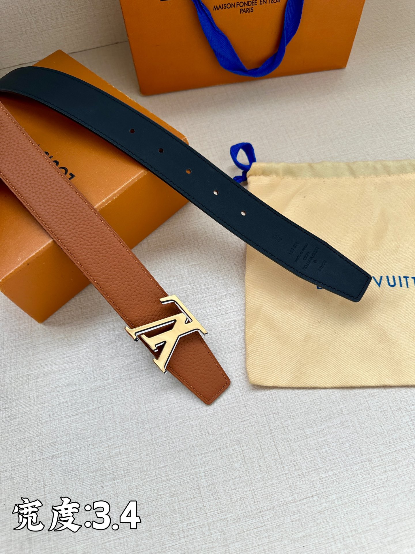 Louis Vuitton Male Basic Belt L