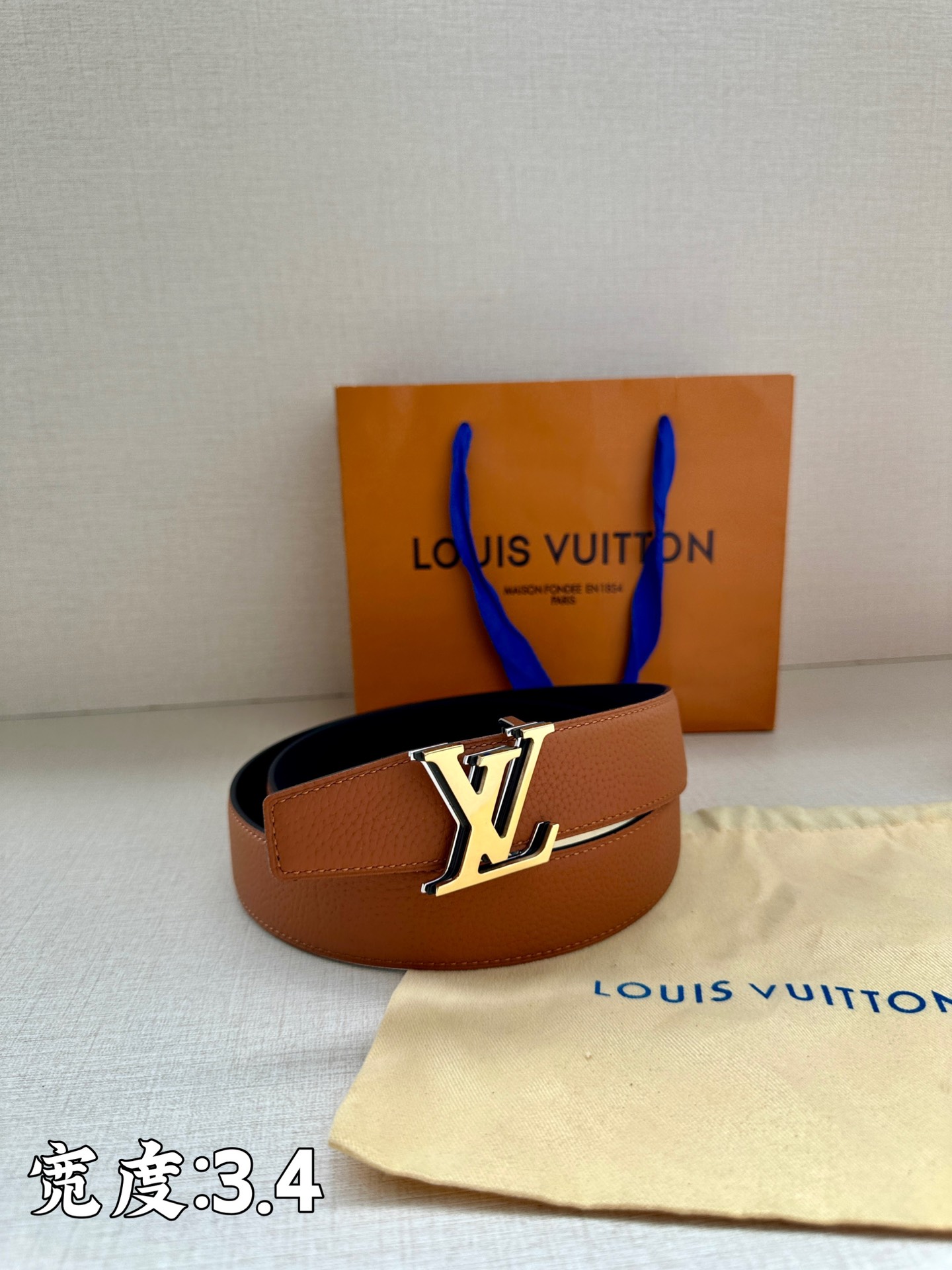 Louis Vuitton Male Basic Belt L