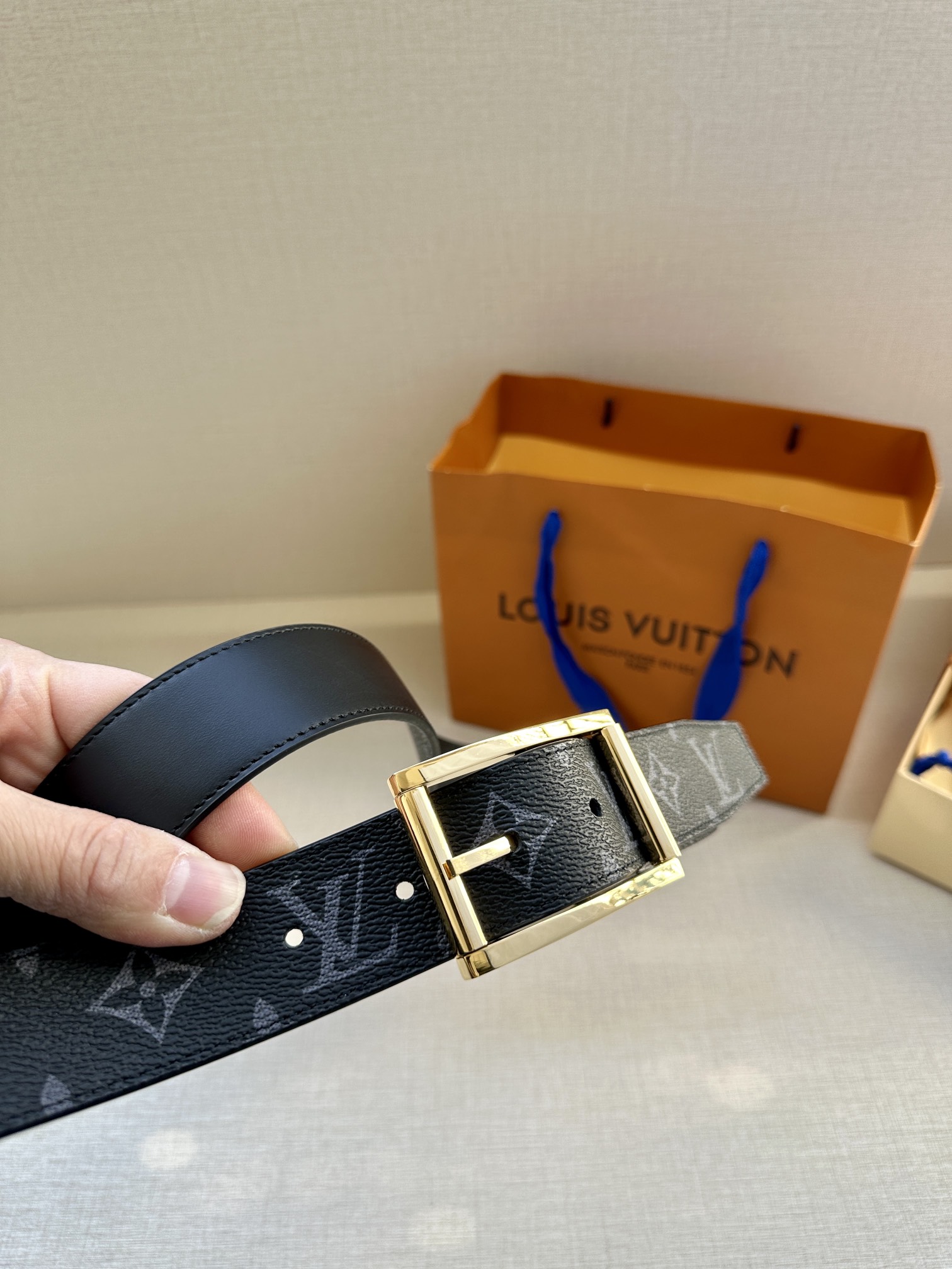 Louis Vuitton Basic Belt Cow Leather S-m-l