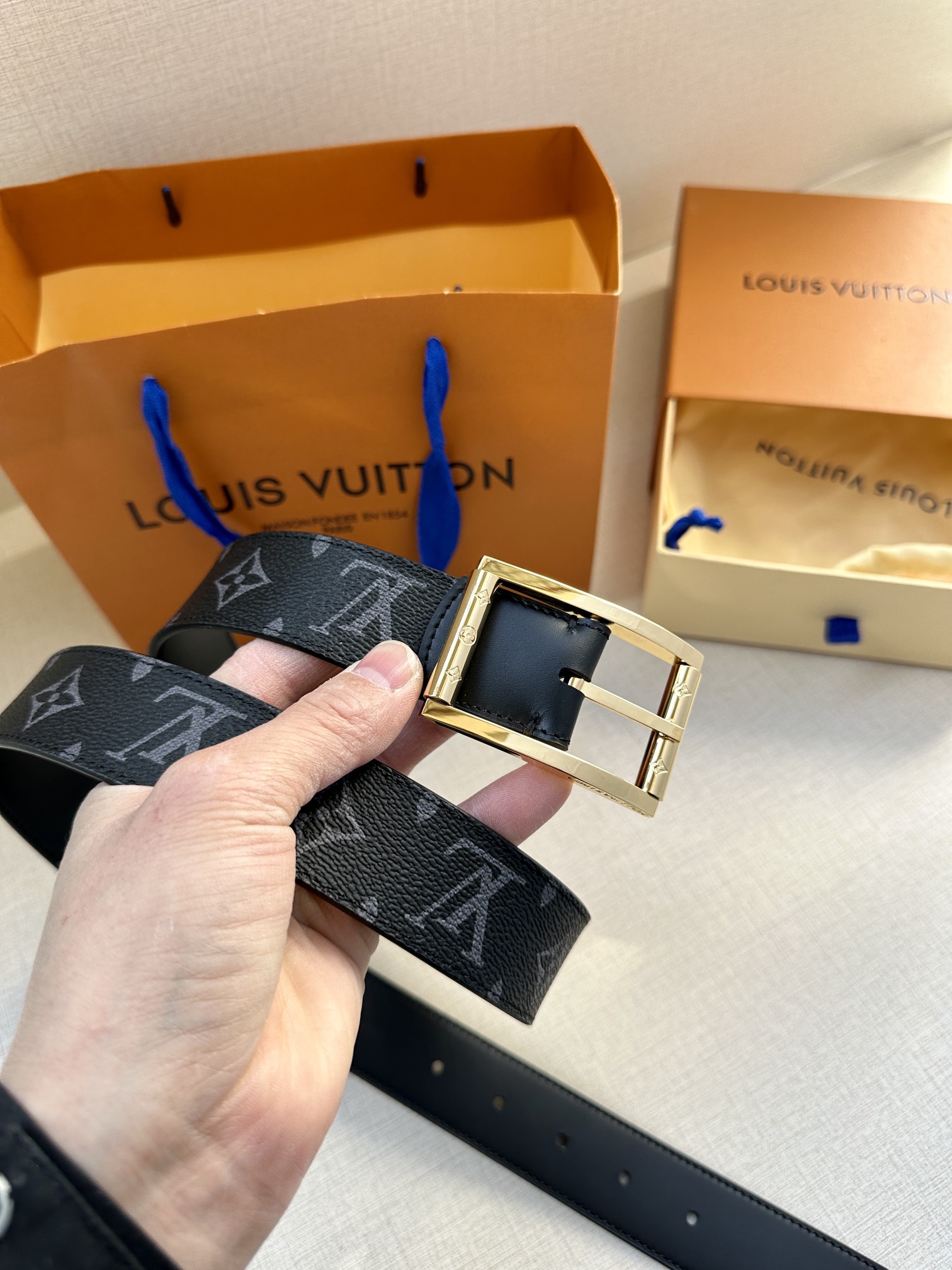 Louis Vuitton Basic Belt Cow Leather S-m-l