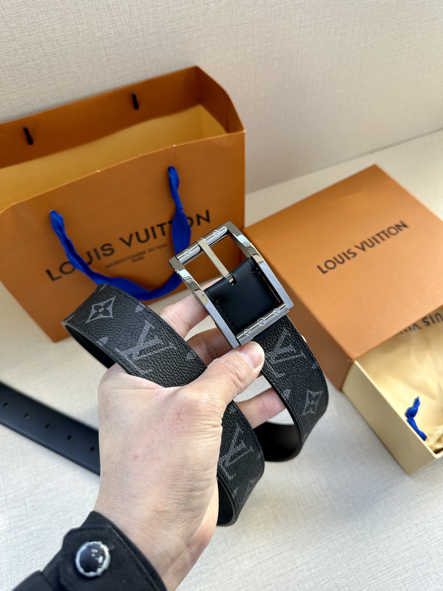 Louis Vuitton Basic Belt Cow Leather S-m-l