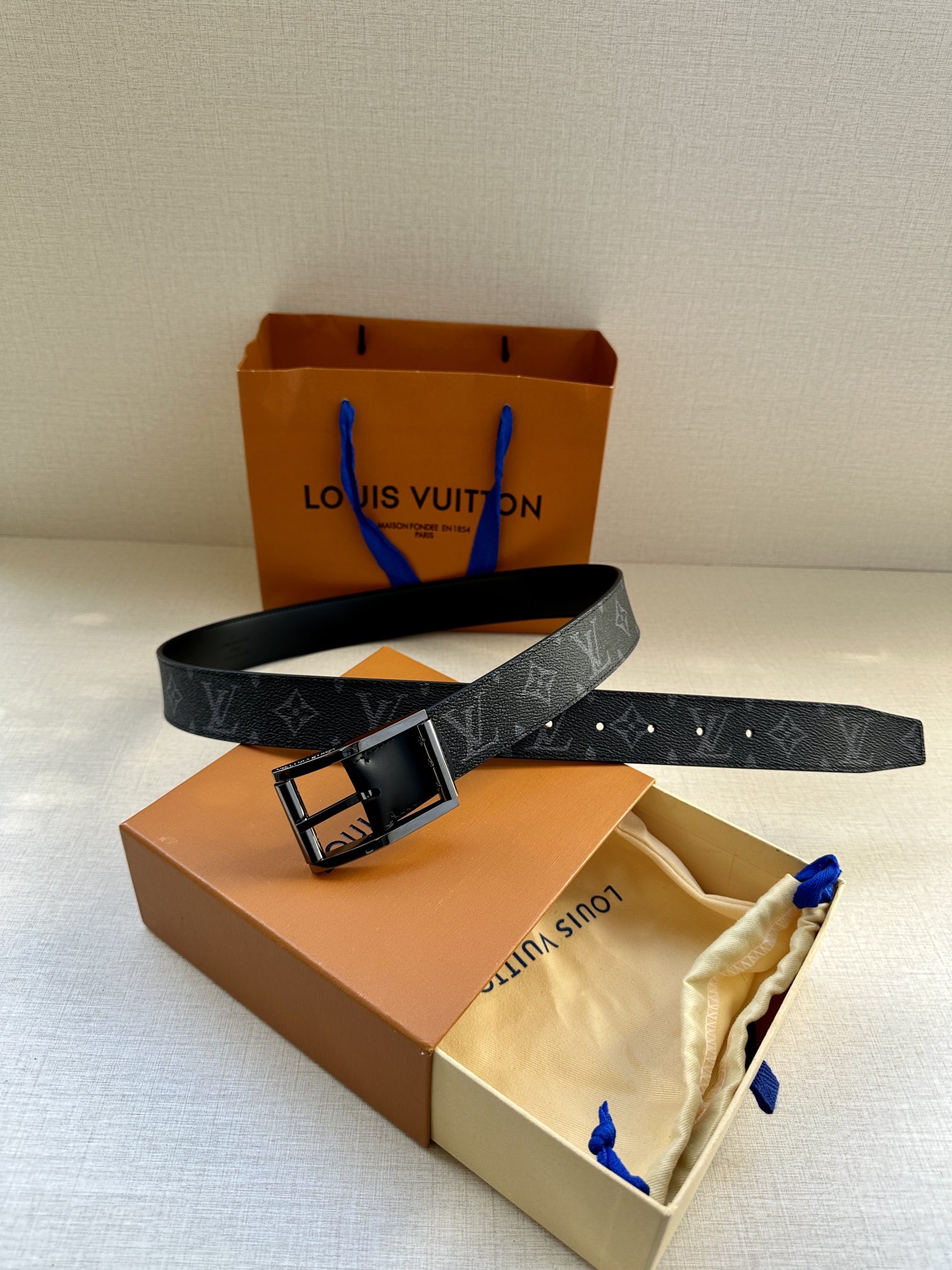 Louis Vuitton Basic Belt Cow Leather S-m-l