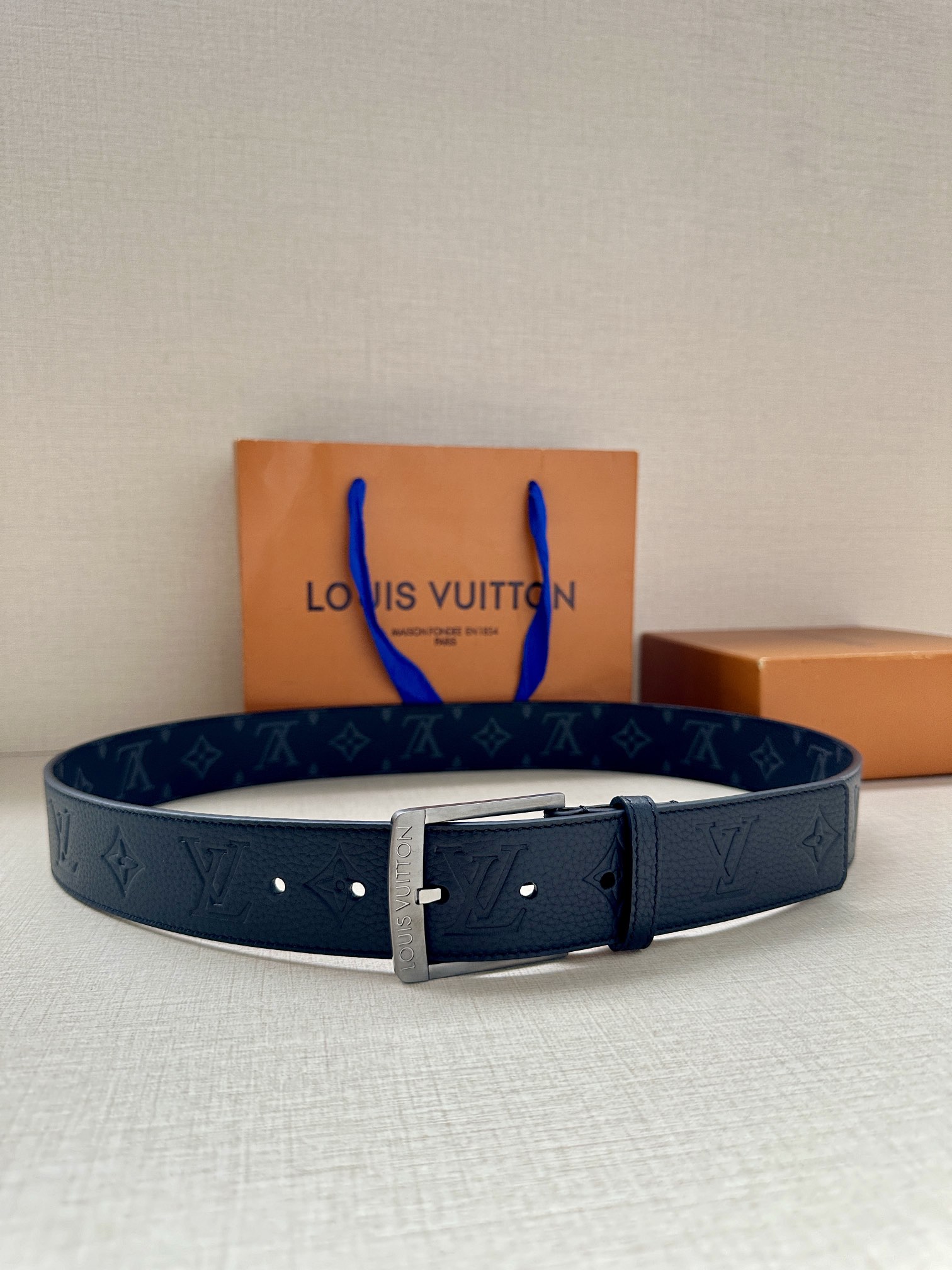 Louis Vuitton Male Pin Buckle Belt Canvas S-m-l