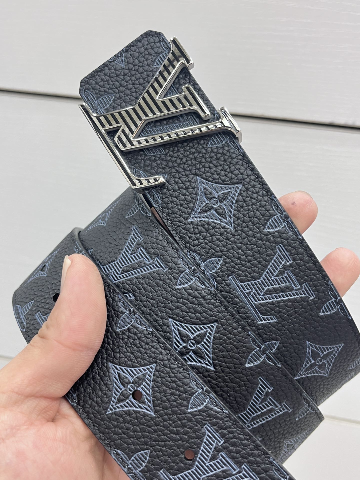 Louis Vuitton Male Basic Belt Cow Leather 40mm-l