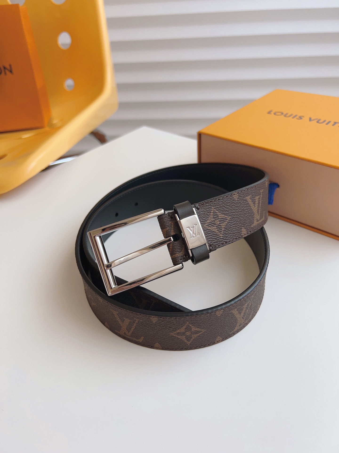 Louis Vuitton Male Basic Belt 35mm-l