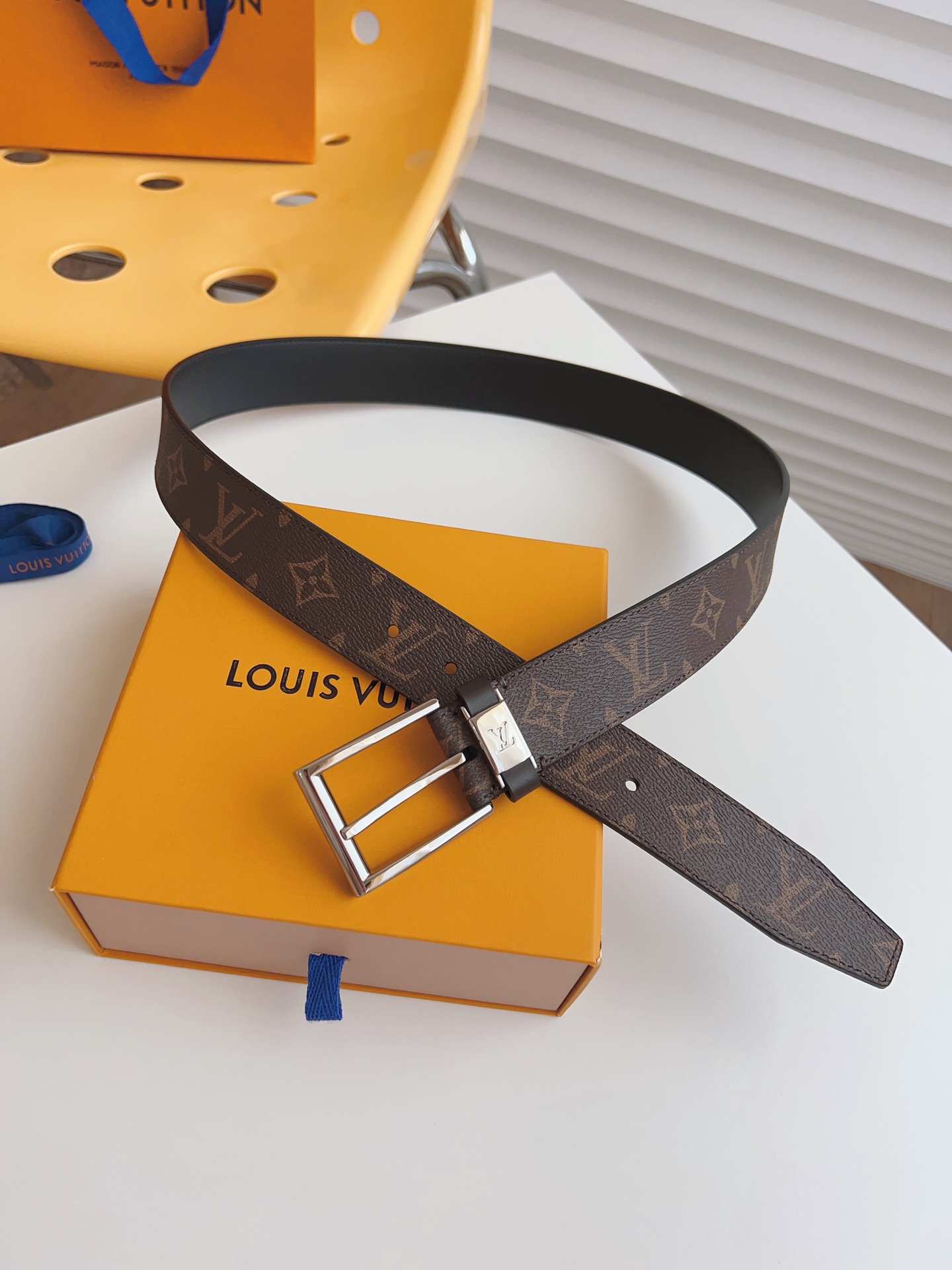 Louis Vuitton Male Basic Belt 35mm-l