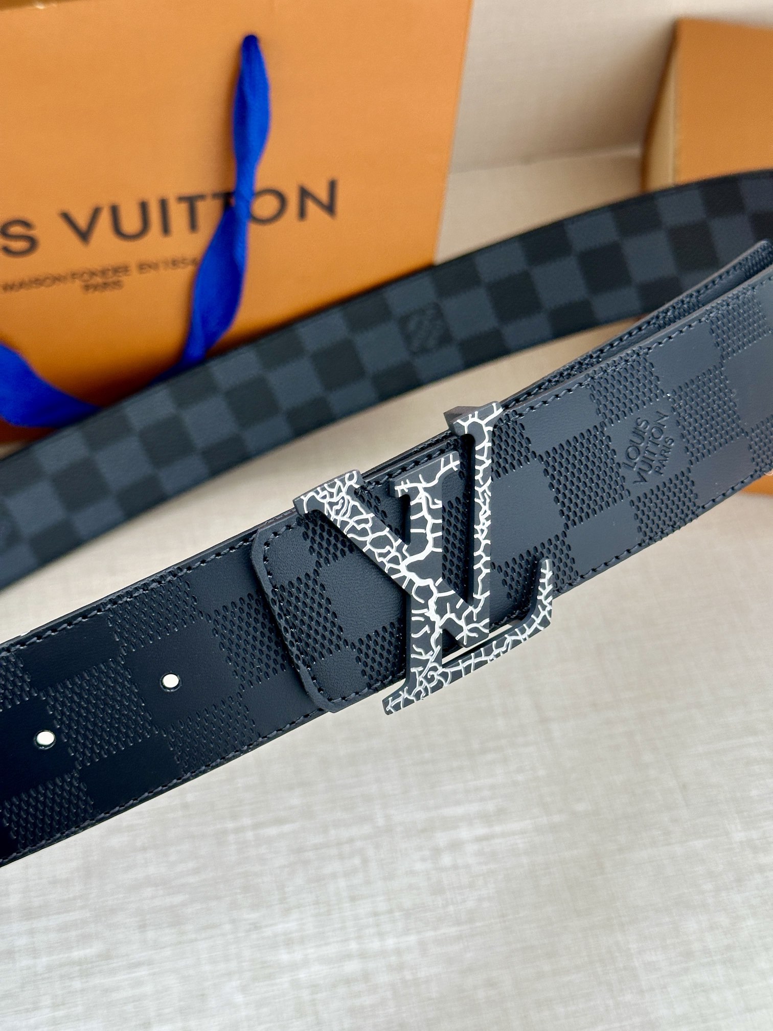 Louis Vuitton Male Basic Belt Green S-m-l