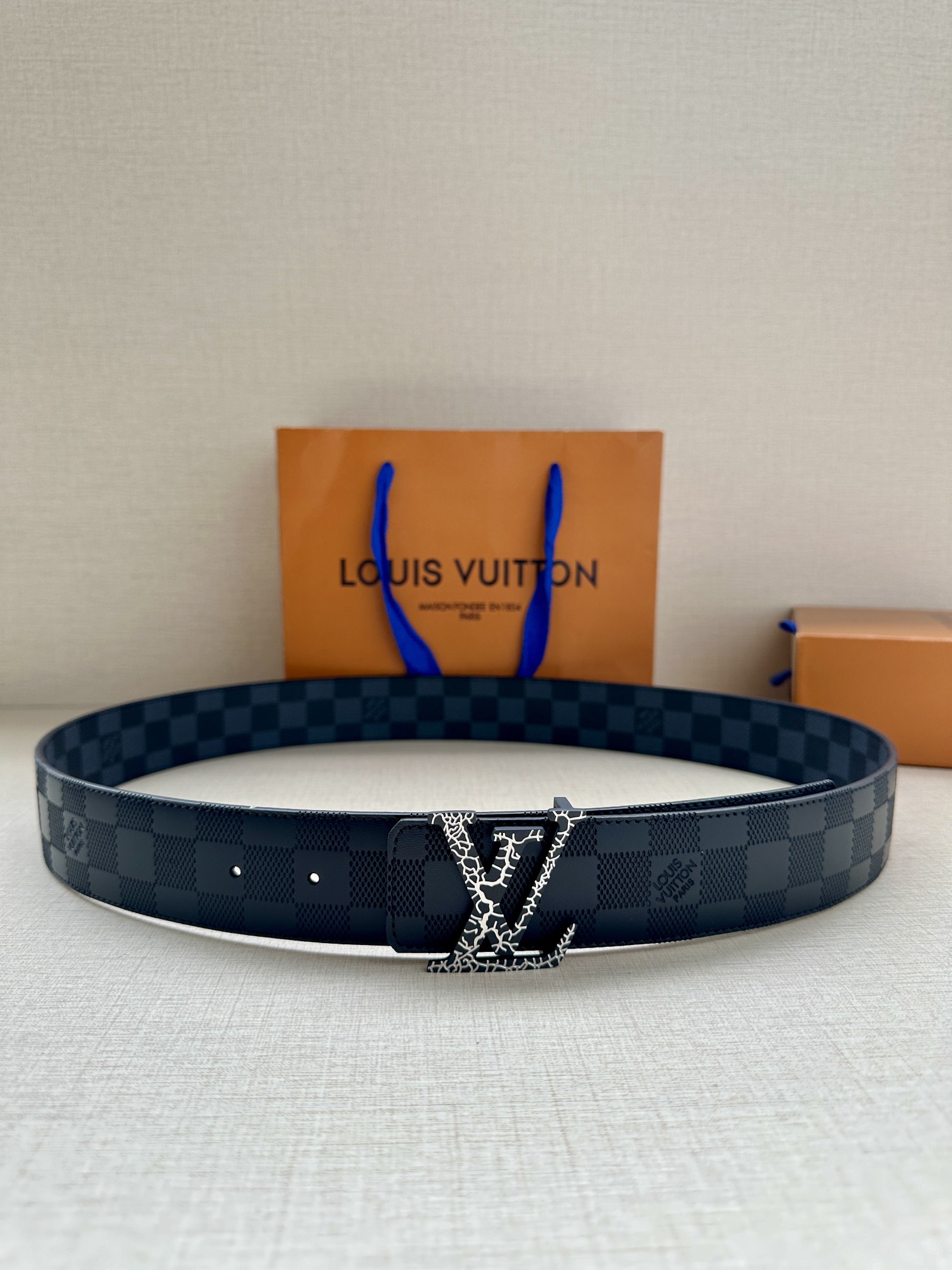 Louis Vuitton Male Basic Belt Green S-m-l