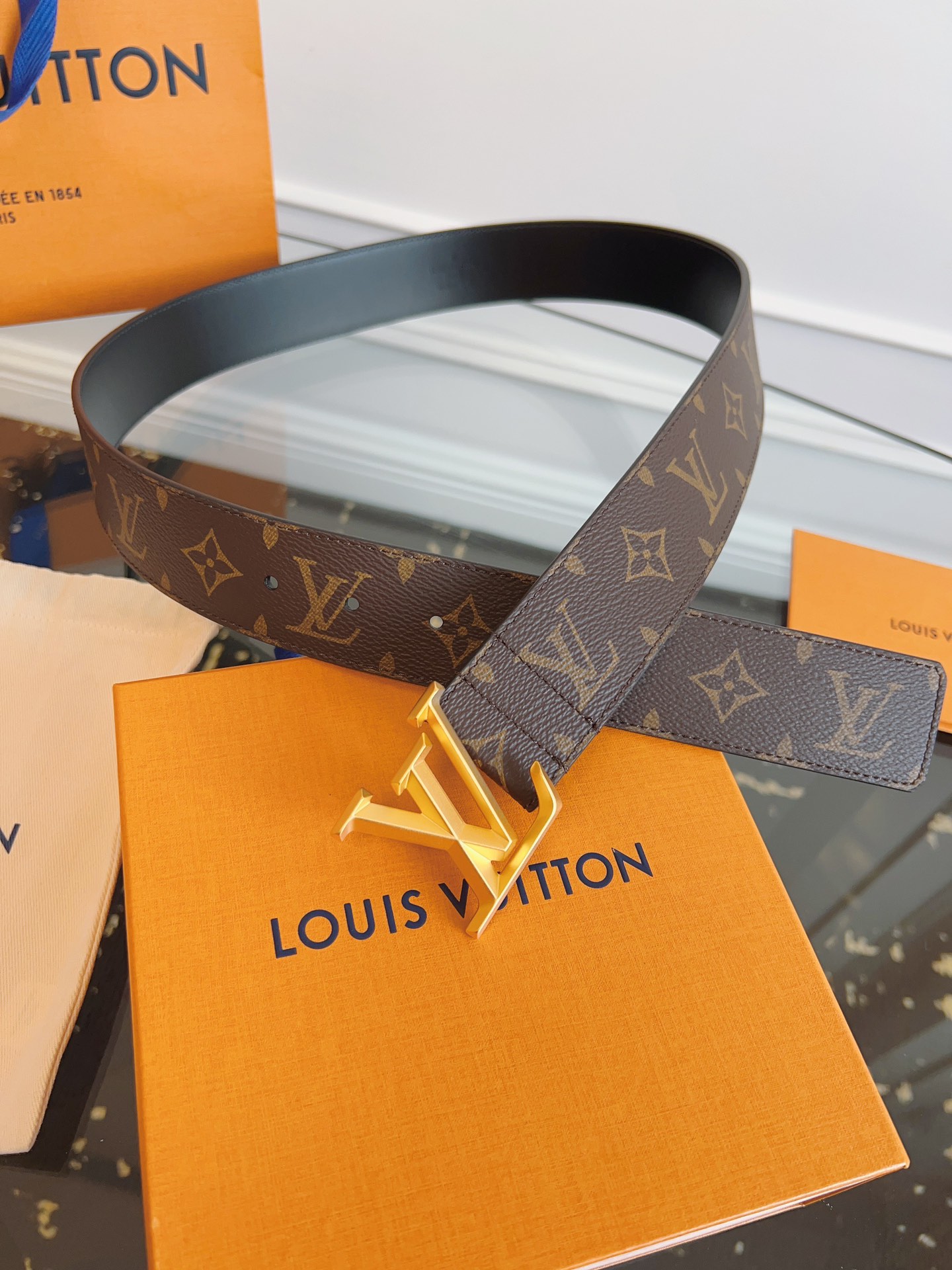 Louis Vuitton Male Basic Belt M-l