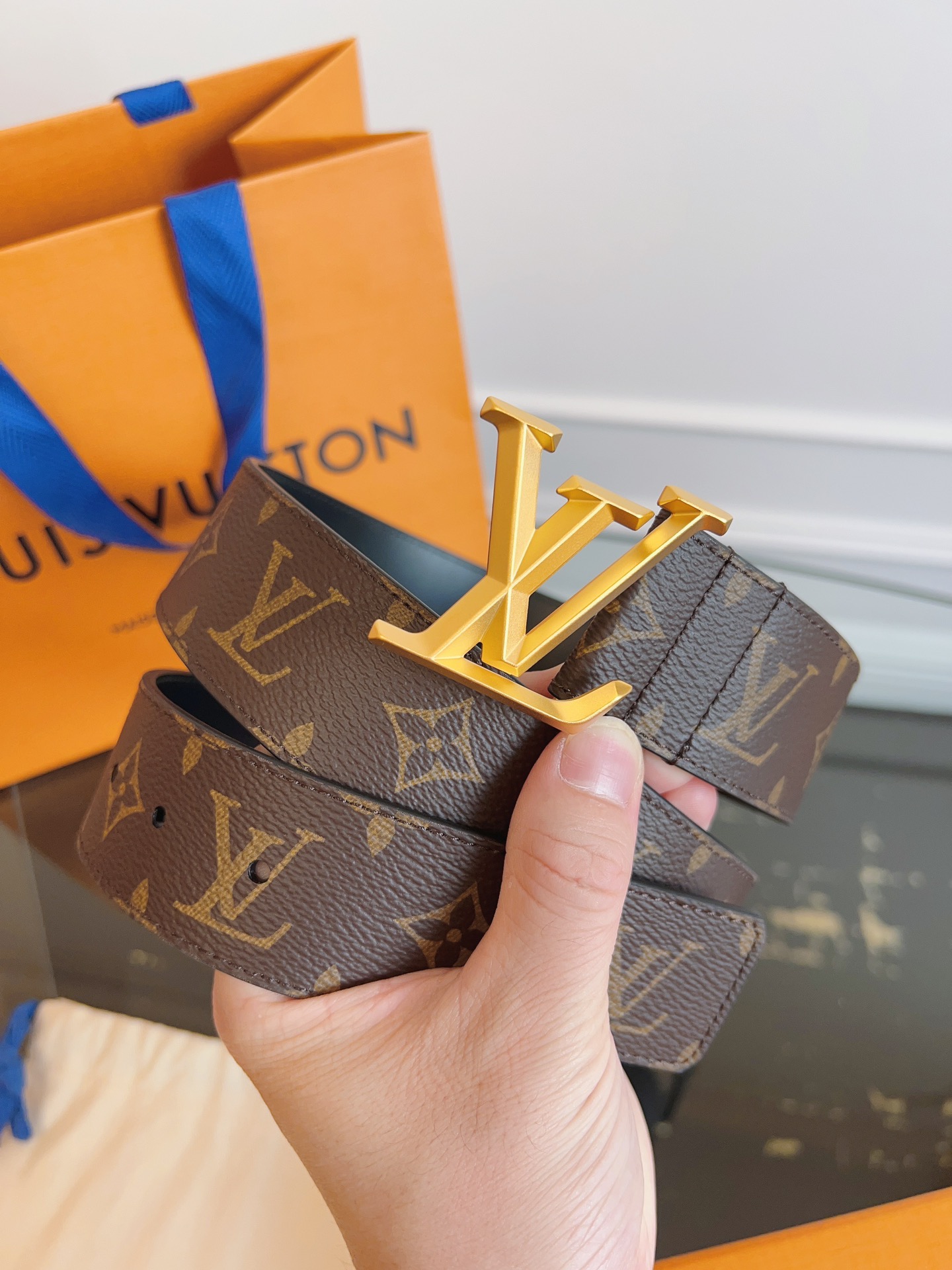 Louis Vuitton Male Basic Belt M-l